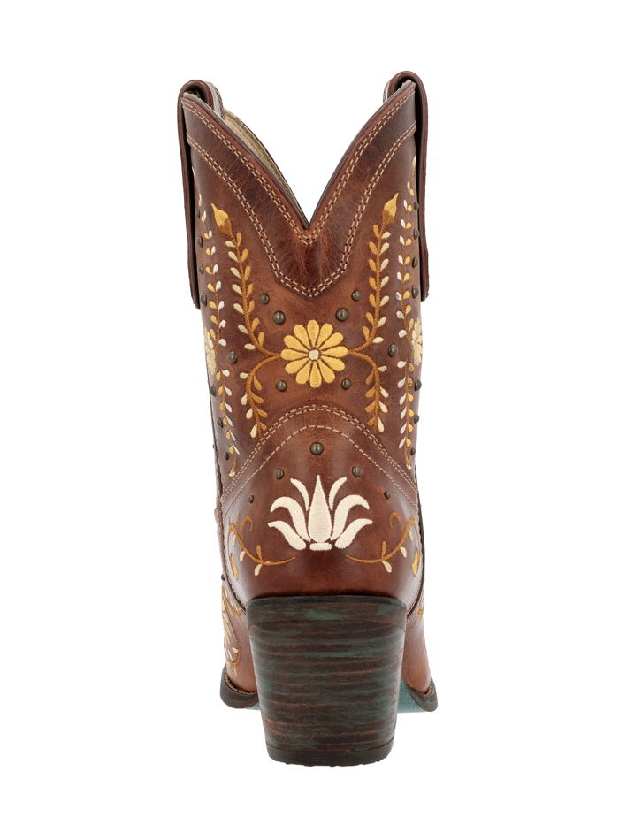 Durango DRD0439 Women's Crush Western Boot - Golden Wildflower Design for Cowgirl Fashion & Country Dancing