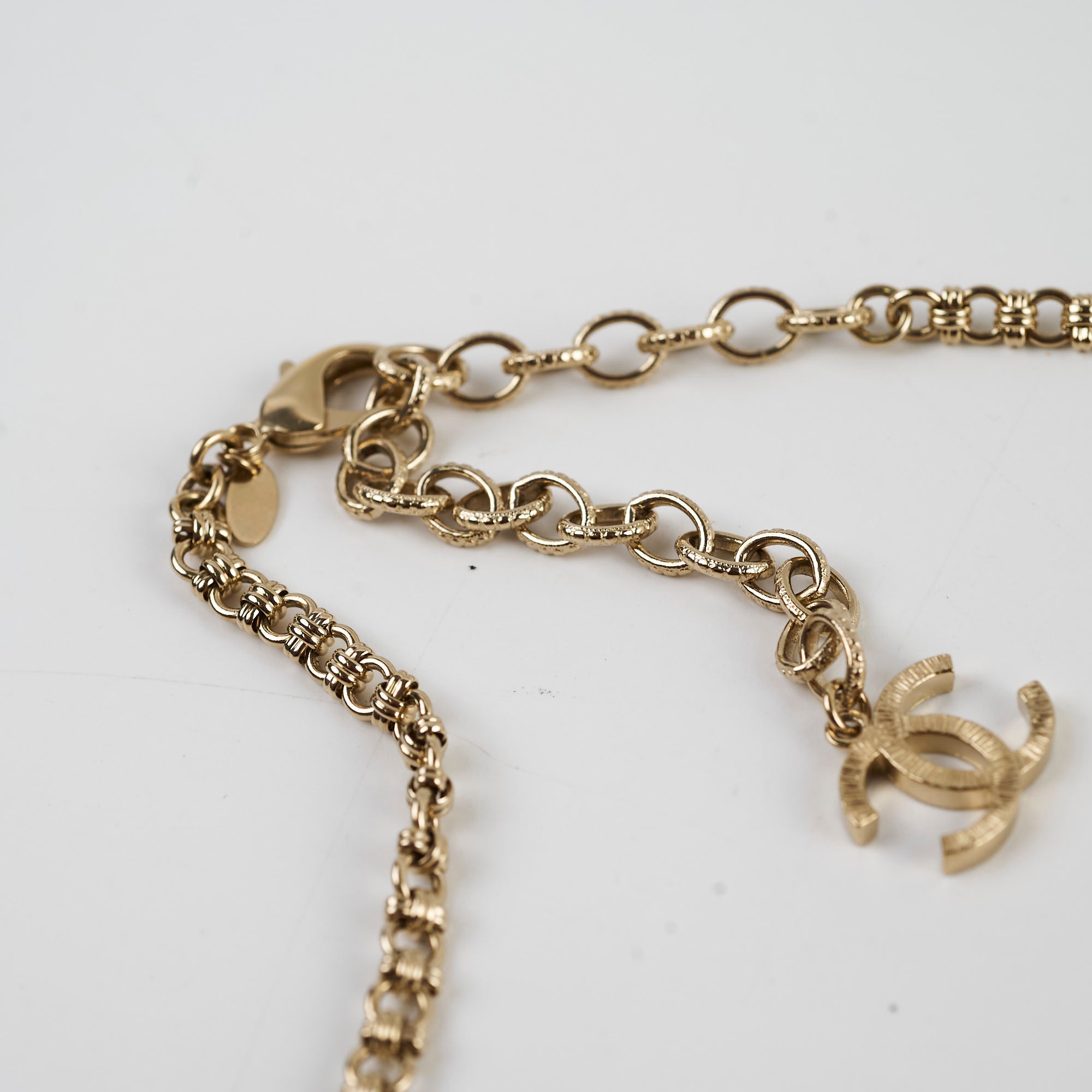 Chanel Chain Fancy Belt 21k Gold Plated - Luxury Women's Fashion Accessory for Party, Wedding & Evening Outfits