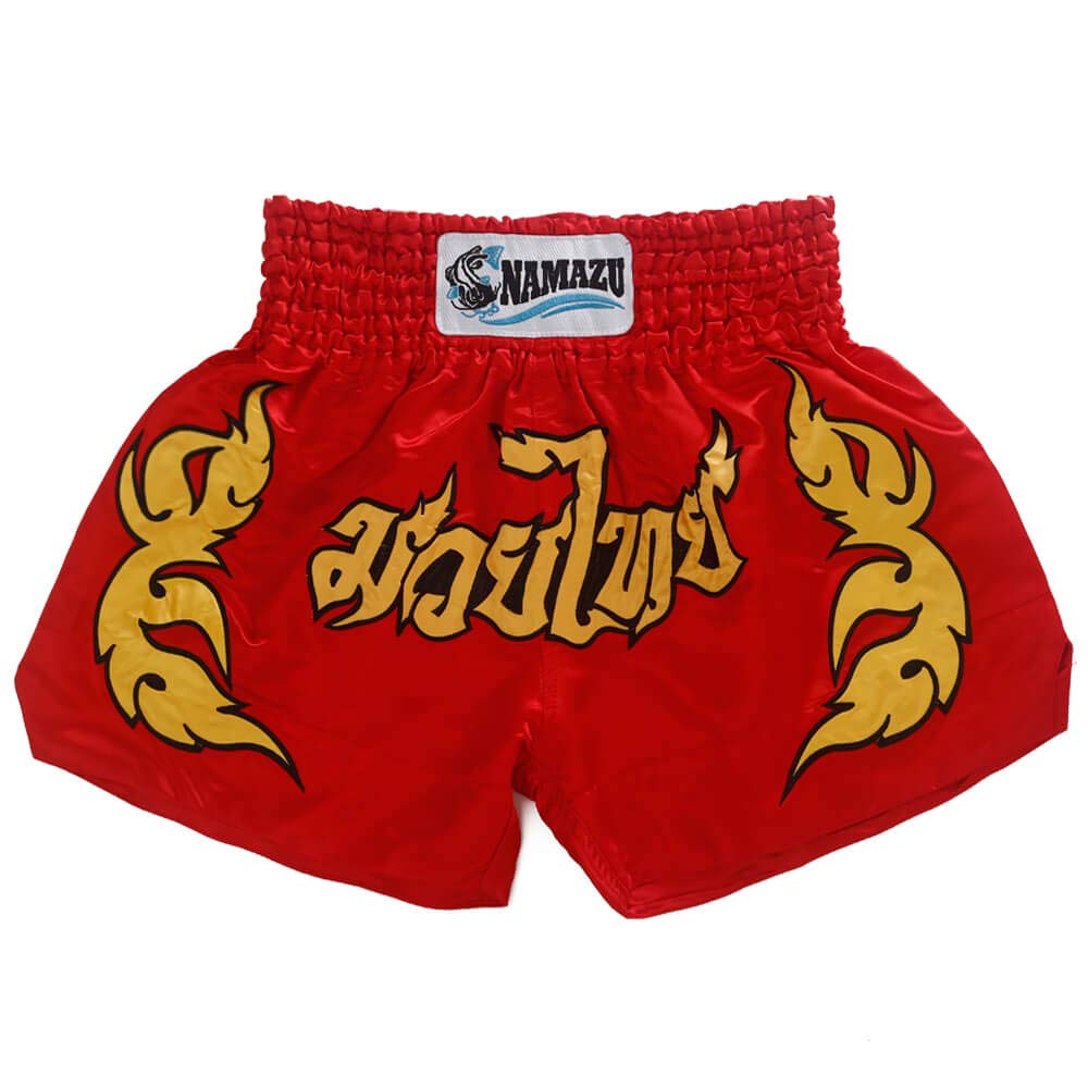NAMAZU Muay Thai Shorts for Men & Women - Premium MMA, Boxing & Kickboxing Training Shorts - Perfect for Gym Workouts & Martial Arts Competitions