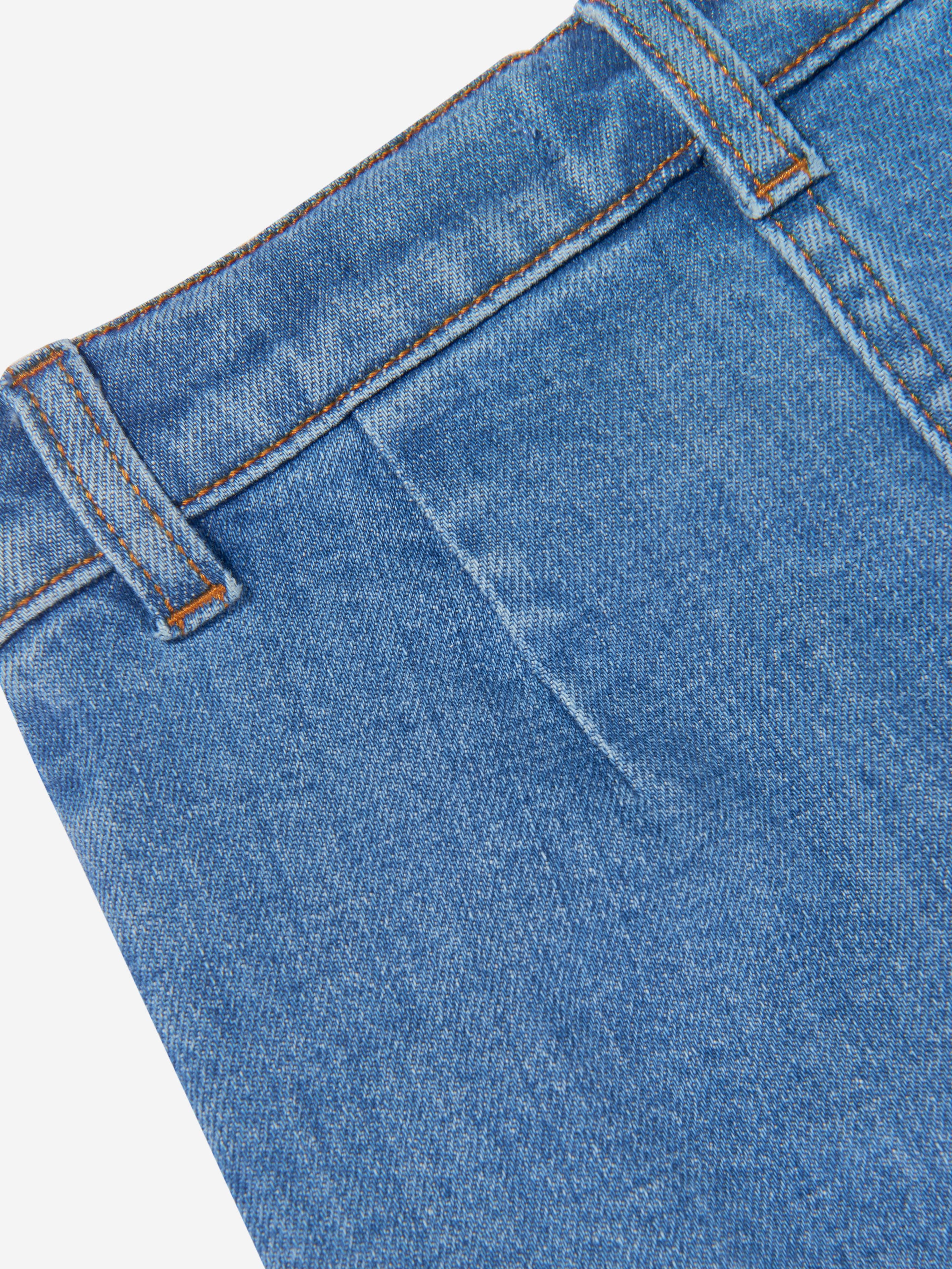 Balmain Girls Blue Denim Shorts | High-Quality Fashion Jeans for Kids | Perfect for Summer, Playdates & Casual Outfits