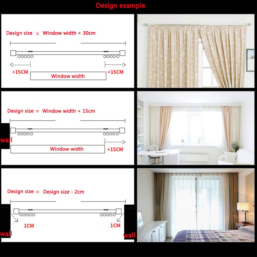 3.6ft Upgraded Aluminum Curtain Track - Extension Rod for Ceiling & Wall Mount | Perfect for Living Room, Picture Windows & Room Dividers with Runners & Hooks (White) | Ideal for Home Decor, Office Partitions & Window Treatments