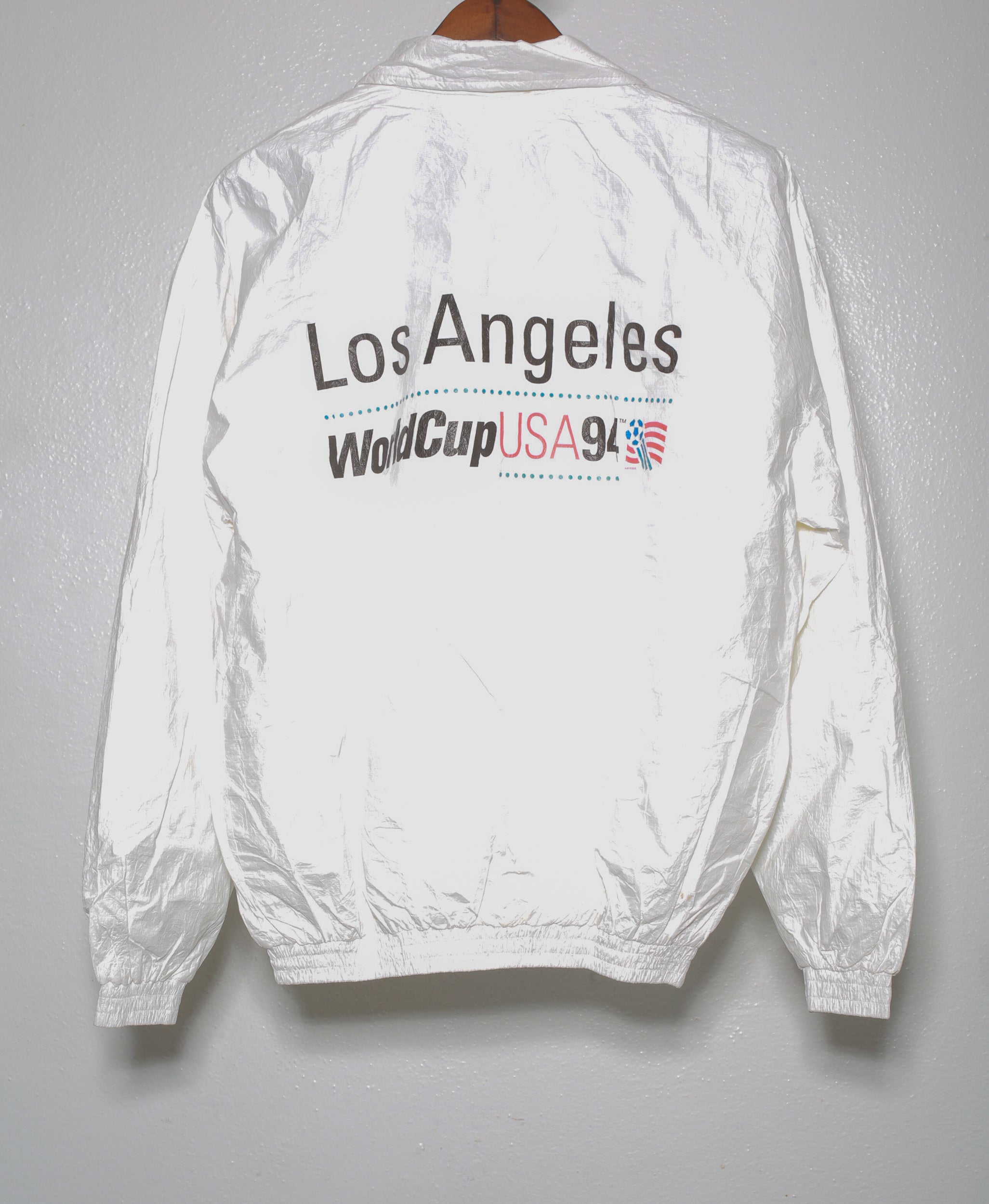 1994 World Cup Los Angeles Vintage Ultra Lightweight Jacket with Tags - Size M - Perfect for Soccer Fans, Retro Fashion & Collectors