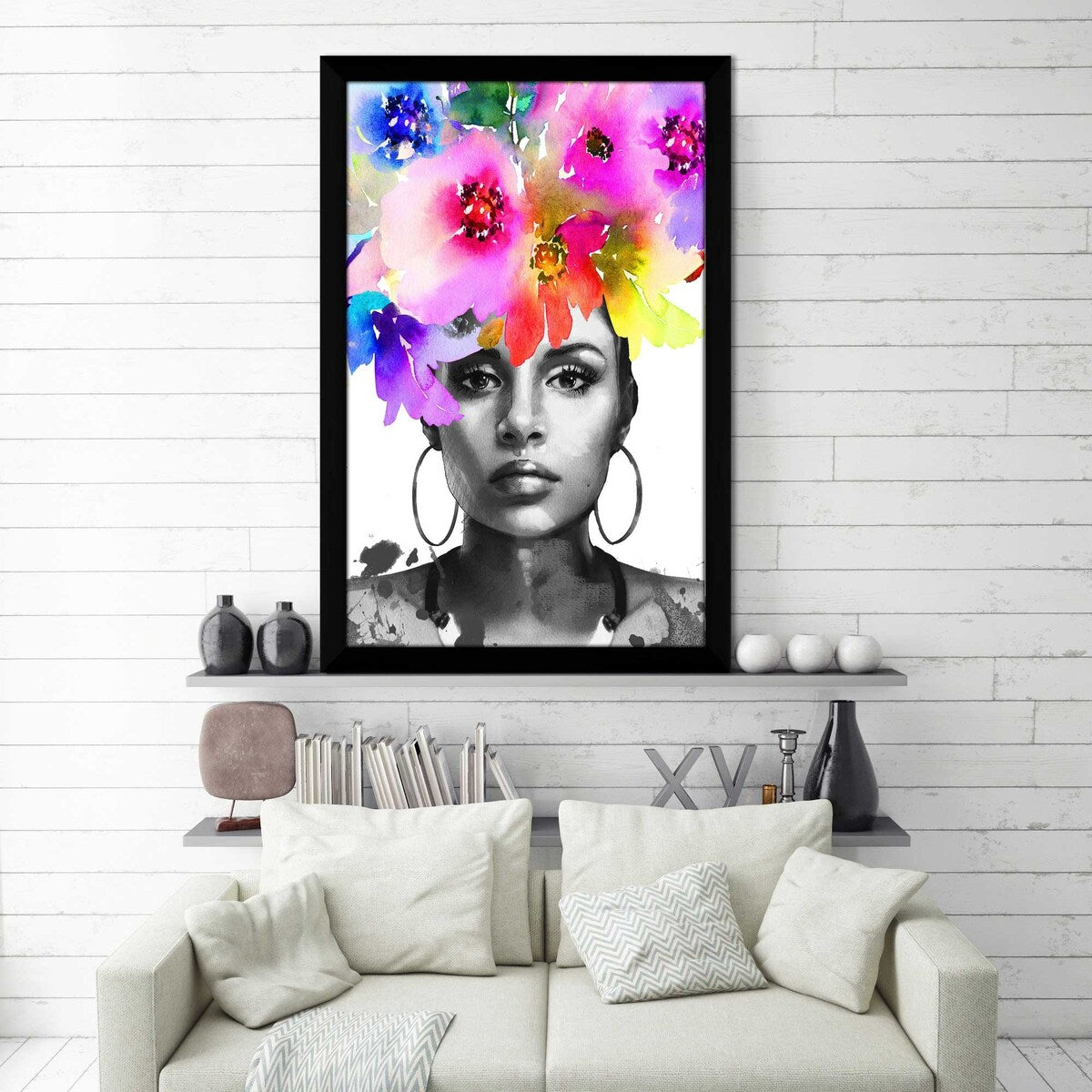 Jodi Print Acrylic Afrique Model 3 - Modern Wall Art Decor for Living Room, Bedroom & Office