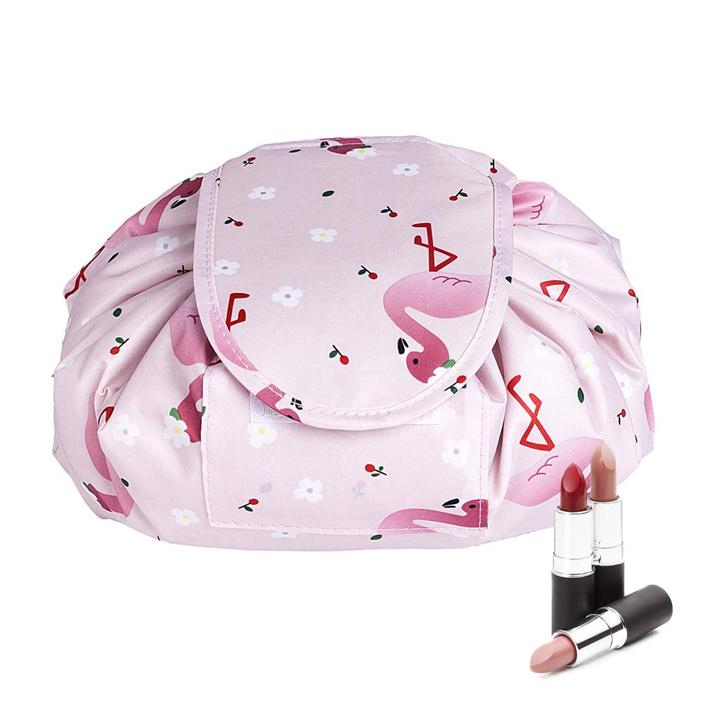 Waterproof Travel Cosmetic Bag - Large Capacity Makeup Organizer for Beauticians, Portable Quick Pack for Travel, Gym & Daily Use