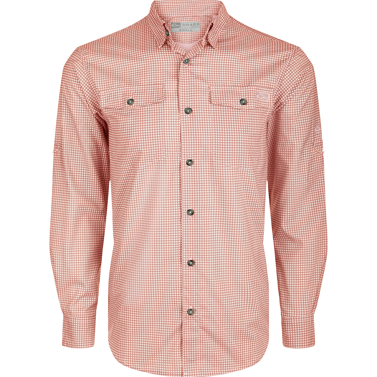 Men's Long Sleeve Gingham Check Shirt - Casual Button Down Oxford Shirt for Fraternity, College, and Everyday Wear