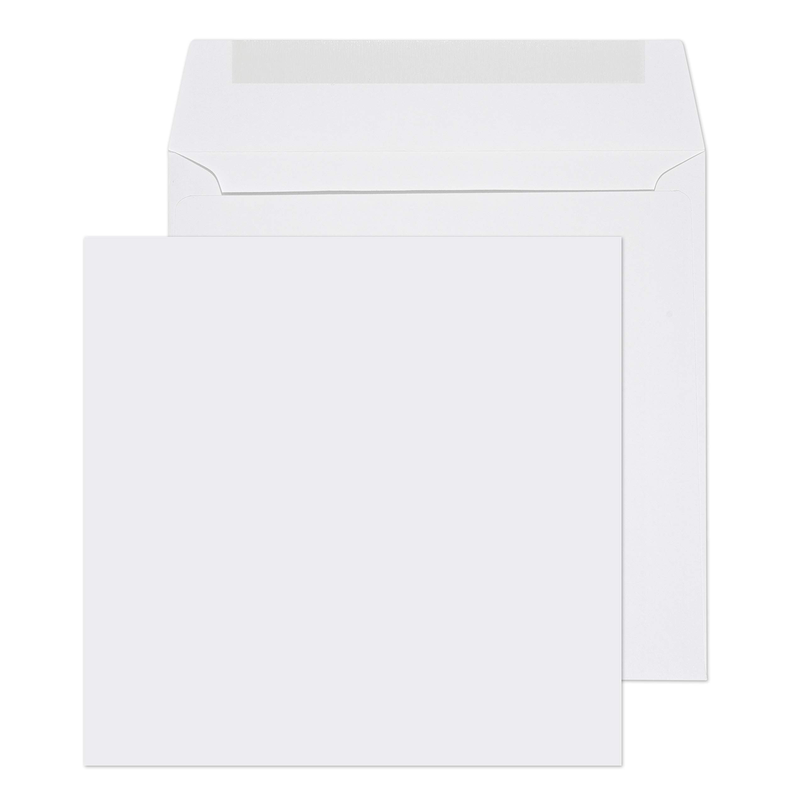 Premium 100 GSM White Square Gummed Envelopes 6.1
