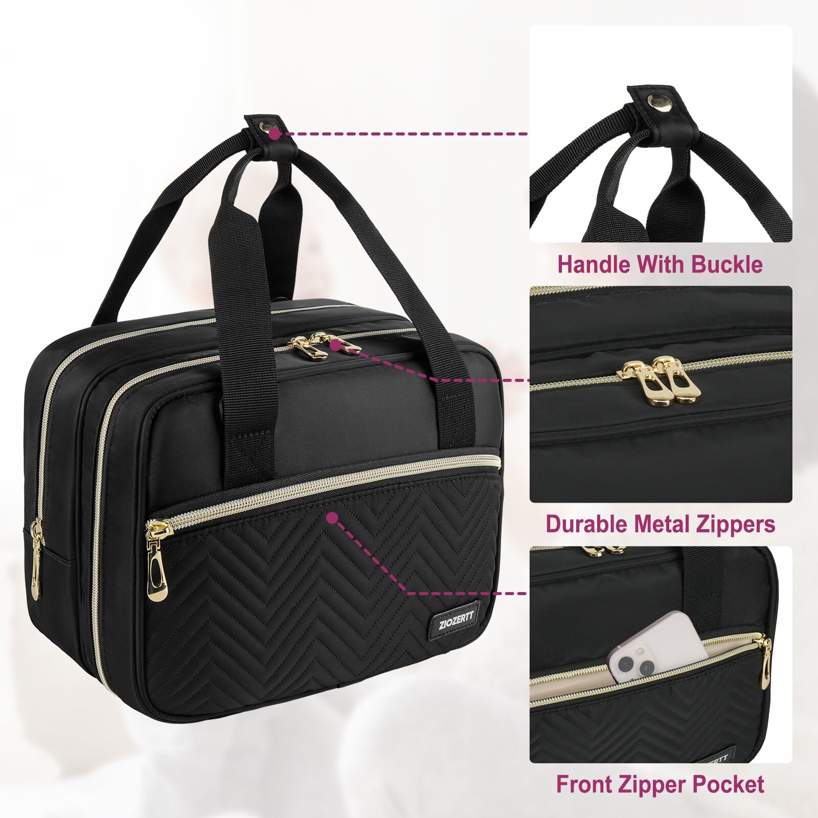 Breastmilk Cooler Travel Bag for Momcozy/Medela/Elvie/Willow Breast Pumps - Insulated Storage Bag with Ice Pack & Waterproof Mat - Portable Breast Pump Accessories for Working Moms & Traveling - Perfect for Office, Commuting and On-the-Go Use