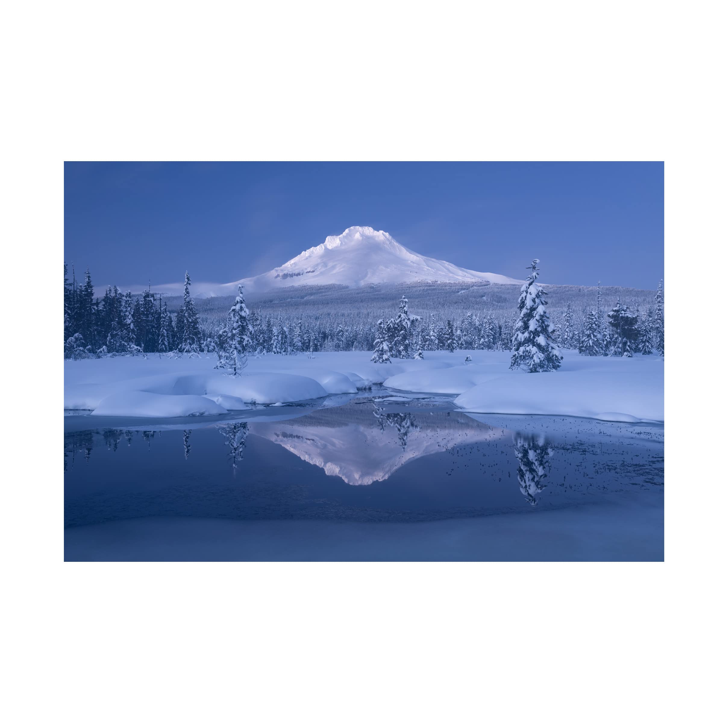 Gerald Macua 'Silence' Canvas Wall Art Print - Modern Abstract Painting for Living Room, Bedroom & Office Decor