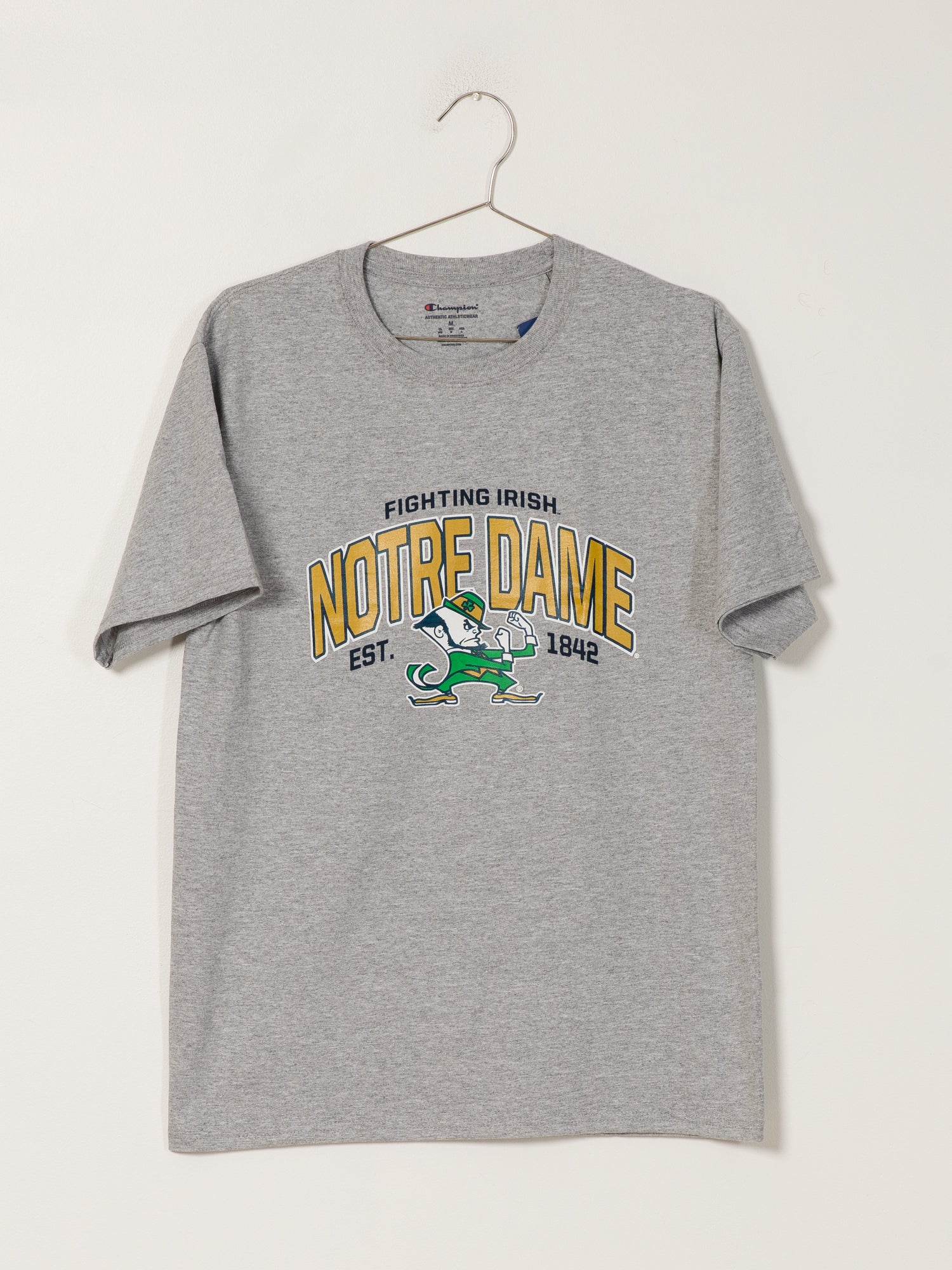 Champion Notre Dame Short Sleeve University T-Shirt - Men's & Women's Casual Cotton Tee for College Fans, Sports Events & Everyday Wear
