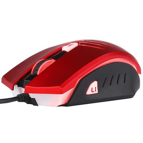 Dareu LM109 2000DPI Wired USB Gaming Mouse - 6 Programmable Buttons, Adjustable DPI, Ergonomic Optical LED Mouse for PC, Laptop, Esports & Office Work