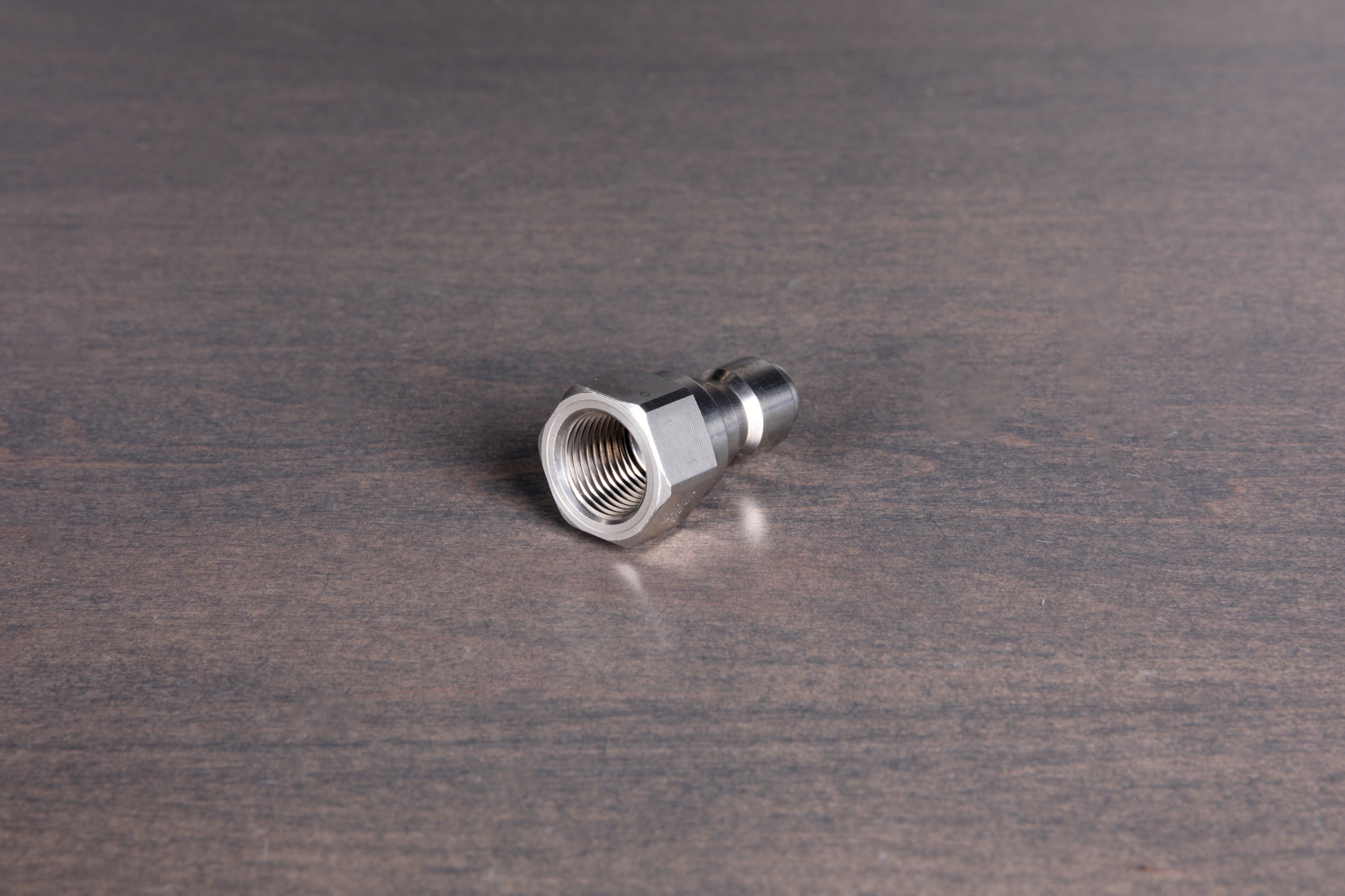 PRIMA 3/8 Inch Stainless Steel Quick Connect Plug - High Pressure Hydraulic Fittings for Industrial & Agricultural Equipment