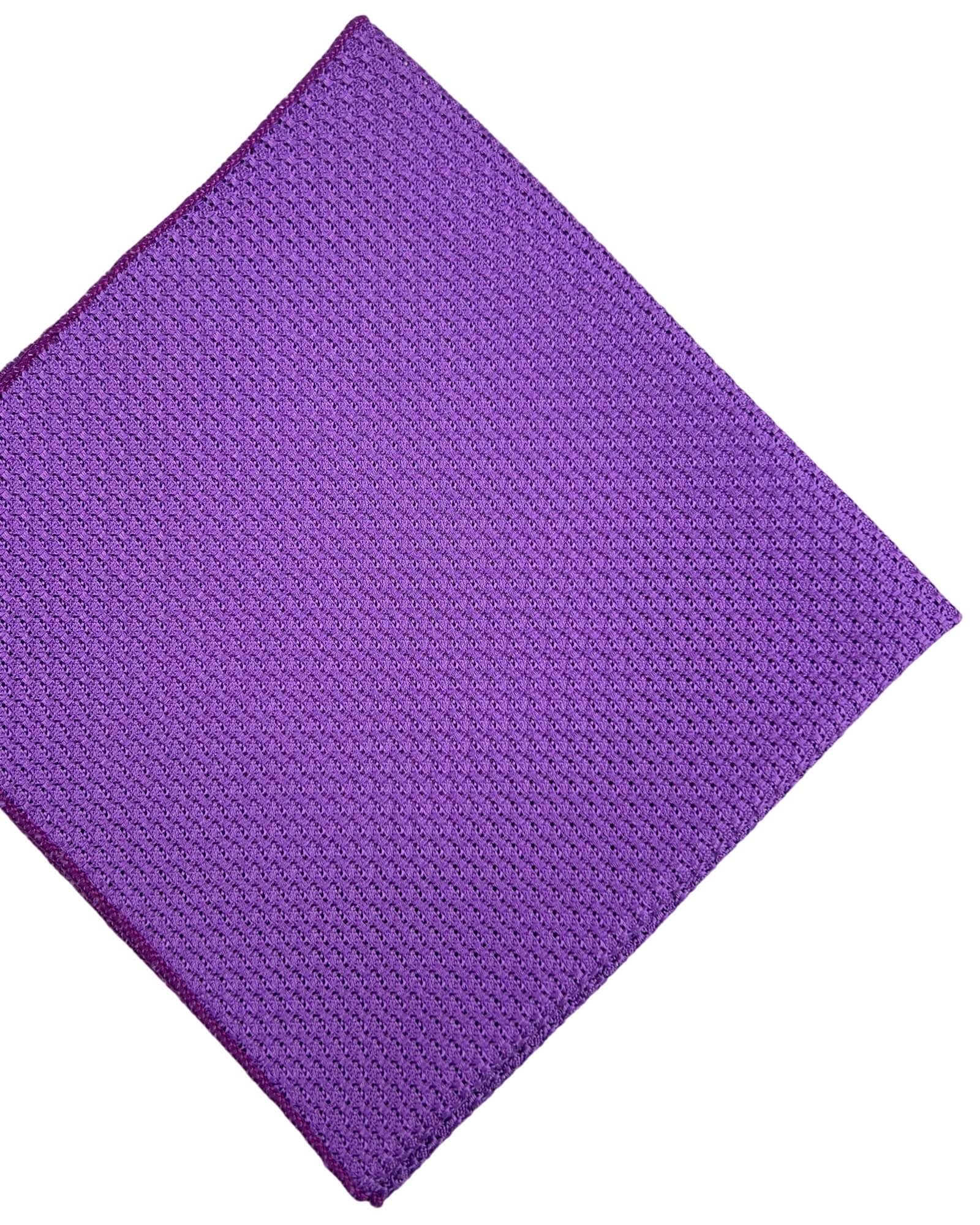 DÉCLIC Grenadine Hanky Violet - Stylish Silk Scarf for Women, Elegant Fashion Accessory for Parties, Weddings, and Special Occasions