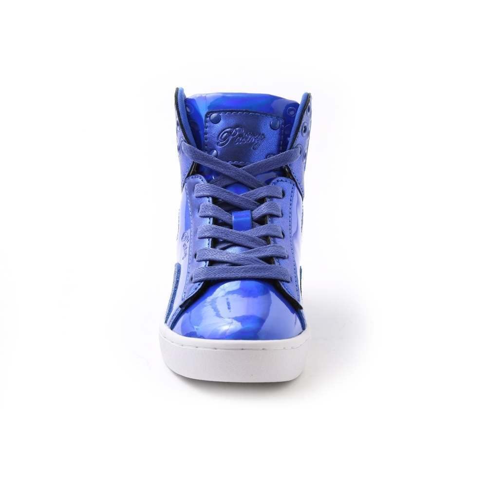 Pastry Youth Pop Tart Glitter High-Top Sneakers for Kids | Blue Sparkle Shoes Size 13 | Fun & Comfortable for School, Playdates & Everyday Wear