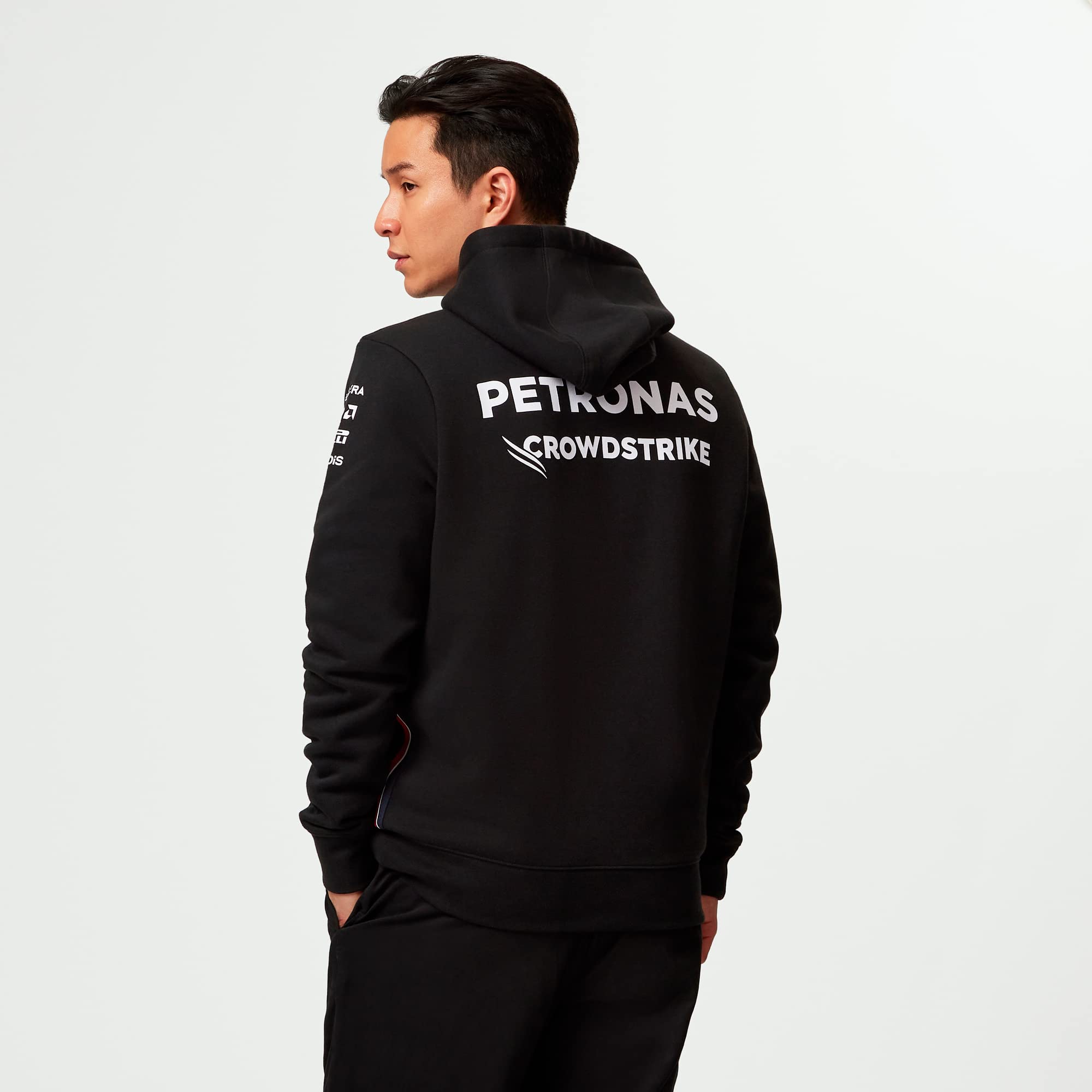 2023 Mercedes AMG Petronas F1 Team Hoodie - Black Men's Medium Size - Official Formula One Racing Apparel for Fans & Enthusiasts - Perfect for Race Day, Gifts & Casual Wear