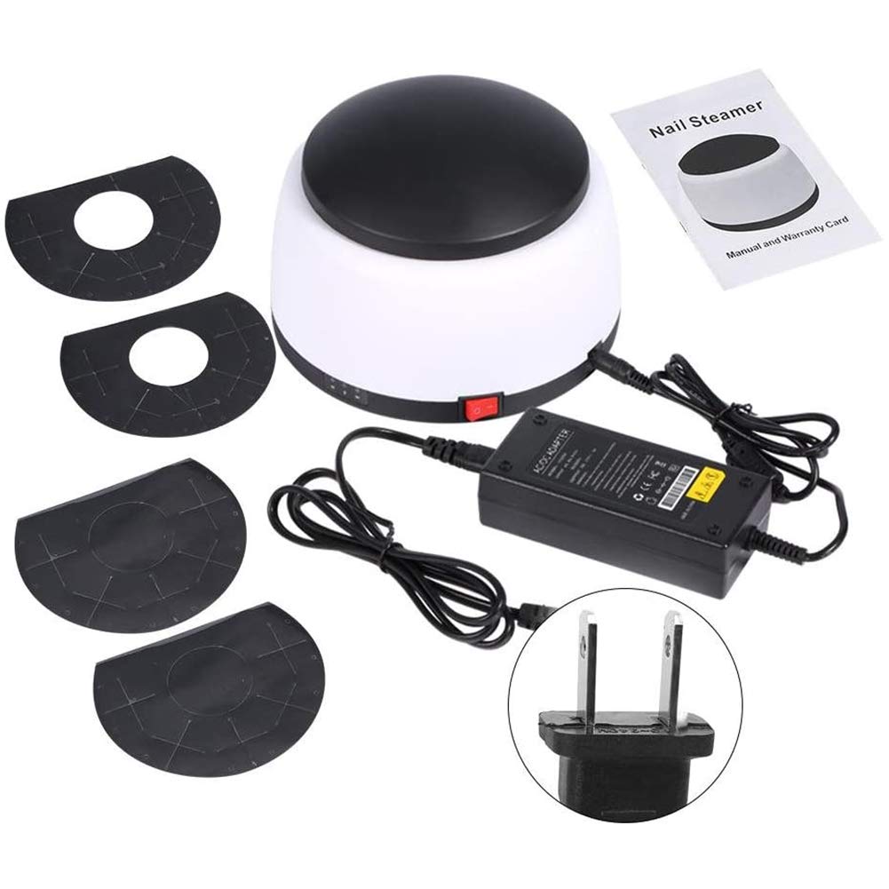 36W Electric Steam Nail Gel Remover Machine - Professional UV Polish Nail Steamer for Home & Salon Use | Perfect for Nail Art, Manicures & Pedicures