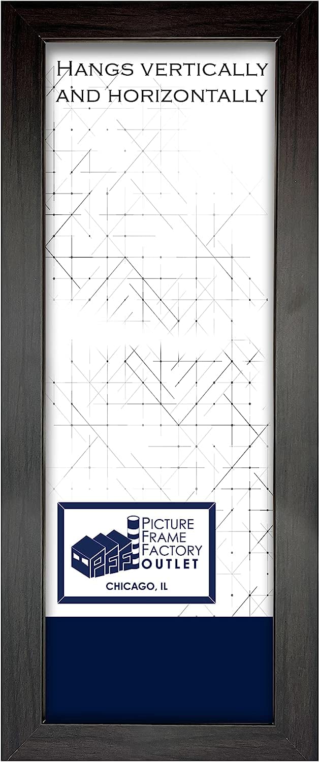 12x36 Espresso Picture Frame - 1.25