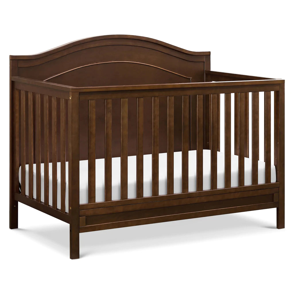 Charlie 4-in-1 Convertible Baby Crib - Toddler Bed, Daybed & Full-Size Bed Frame - Safe & Stylish Nursery Furniture for Boys & Girls - Perfect for Newborns to Teens Bedroom Decor