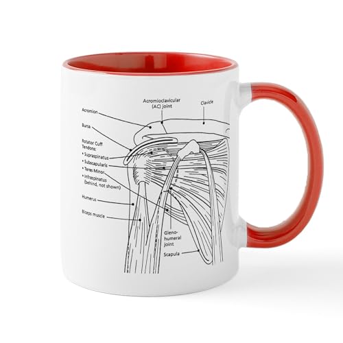 White/Red Inside - Shoulder Joint Mug