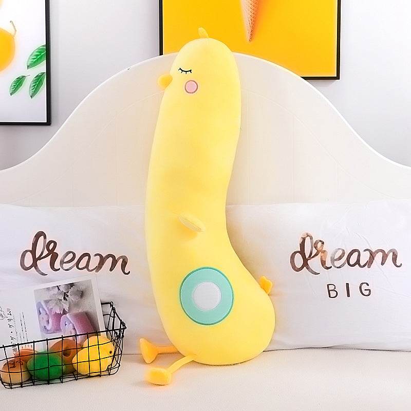 Della Duck Giant Plush Body Pillow - Ultra Soft Cuddly Stuffed Animal for Adults & Kids - Perfect for Sleeping, Lounging, and Comfort
