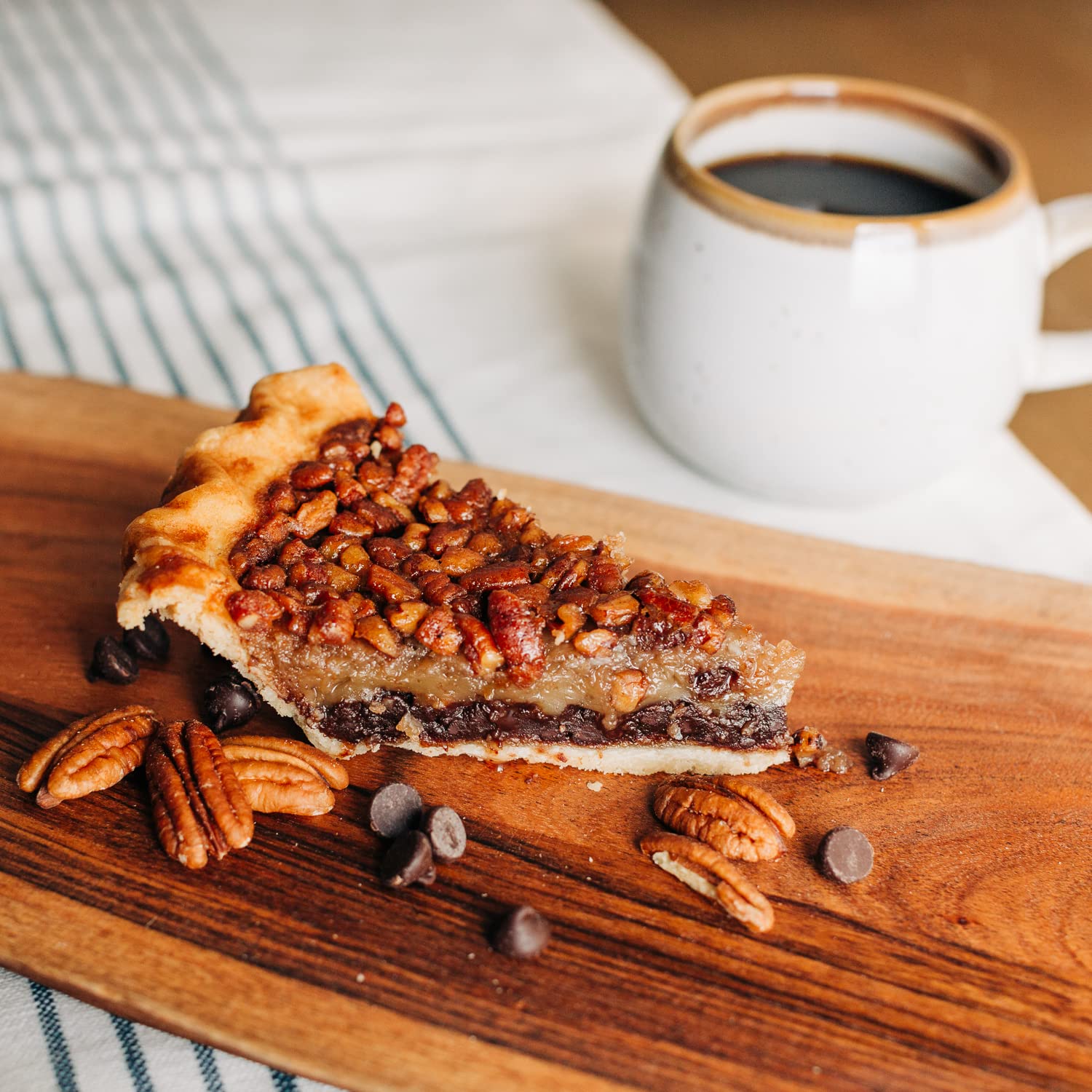 Adam Matthews Bourbon Pecan Chocolate Chip Pie - 10
