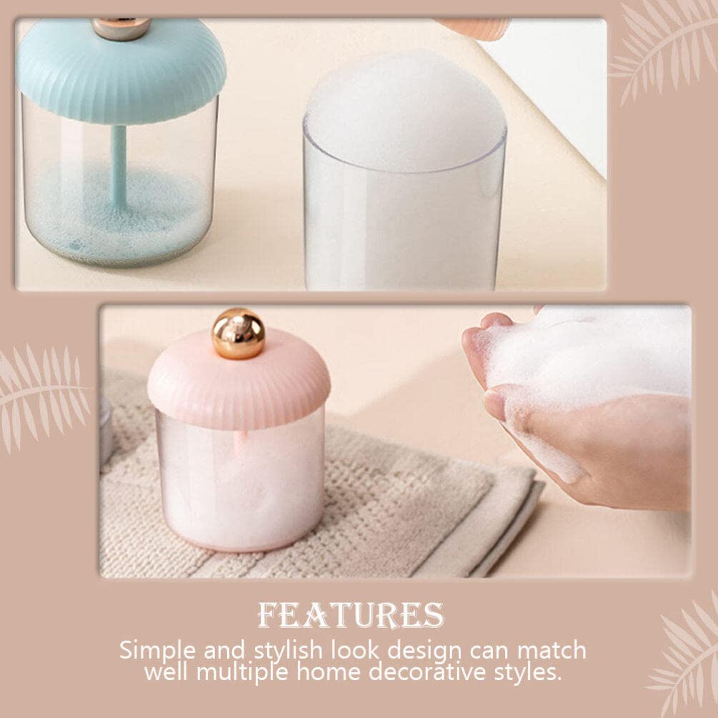 FRCOLOR Facial Foam Maker Cup - Skin Care Bubble Whip Tool for Rich Lather, Foaming Soap Dispenser & Cream Foamer - Perfect for Home Spa, Travel, Hand Washing & Outdoor Use