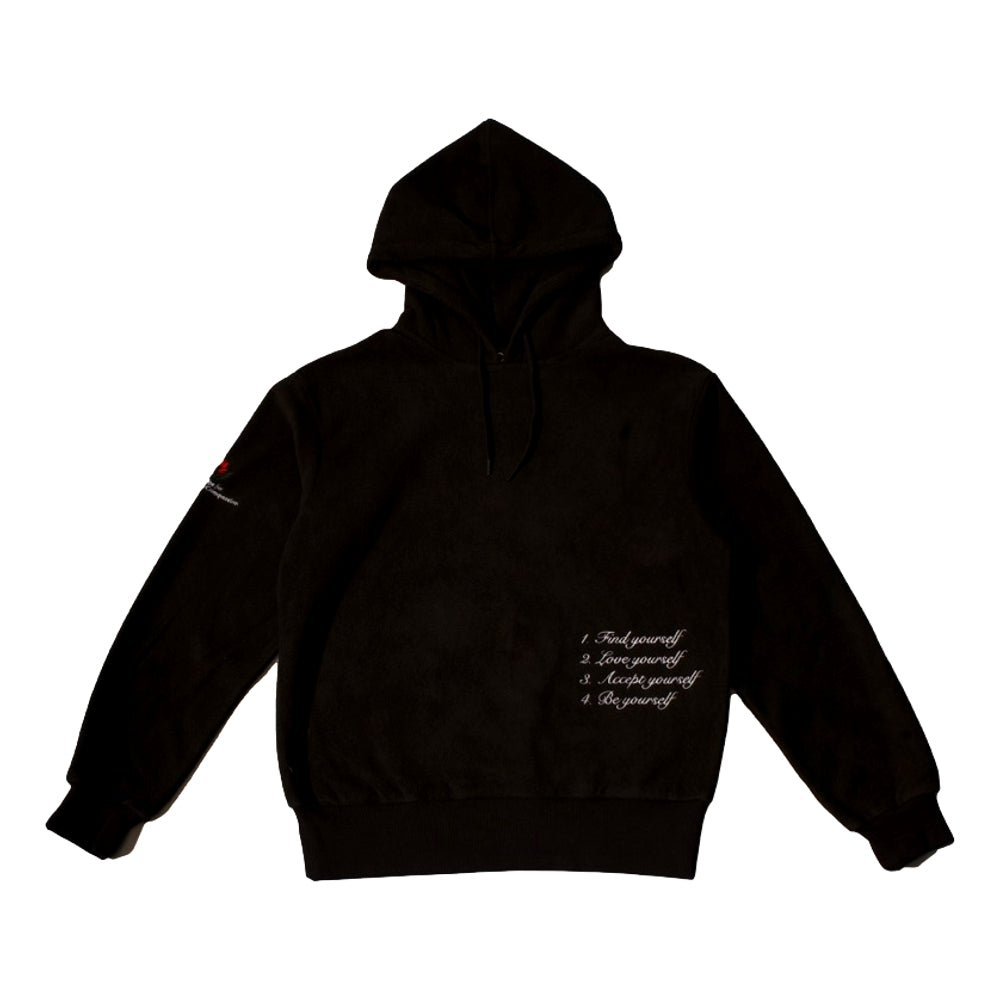 CLOT TEE YOURSELF HOODIE - Black Pullover Sweatshirt for Men & Women | Streetwear Fashion, Casual Wear, Hip Hop Style | Perfect for Daily Outfits, Gym, and Urban Lifestyle