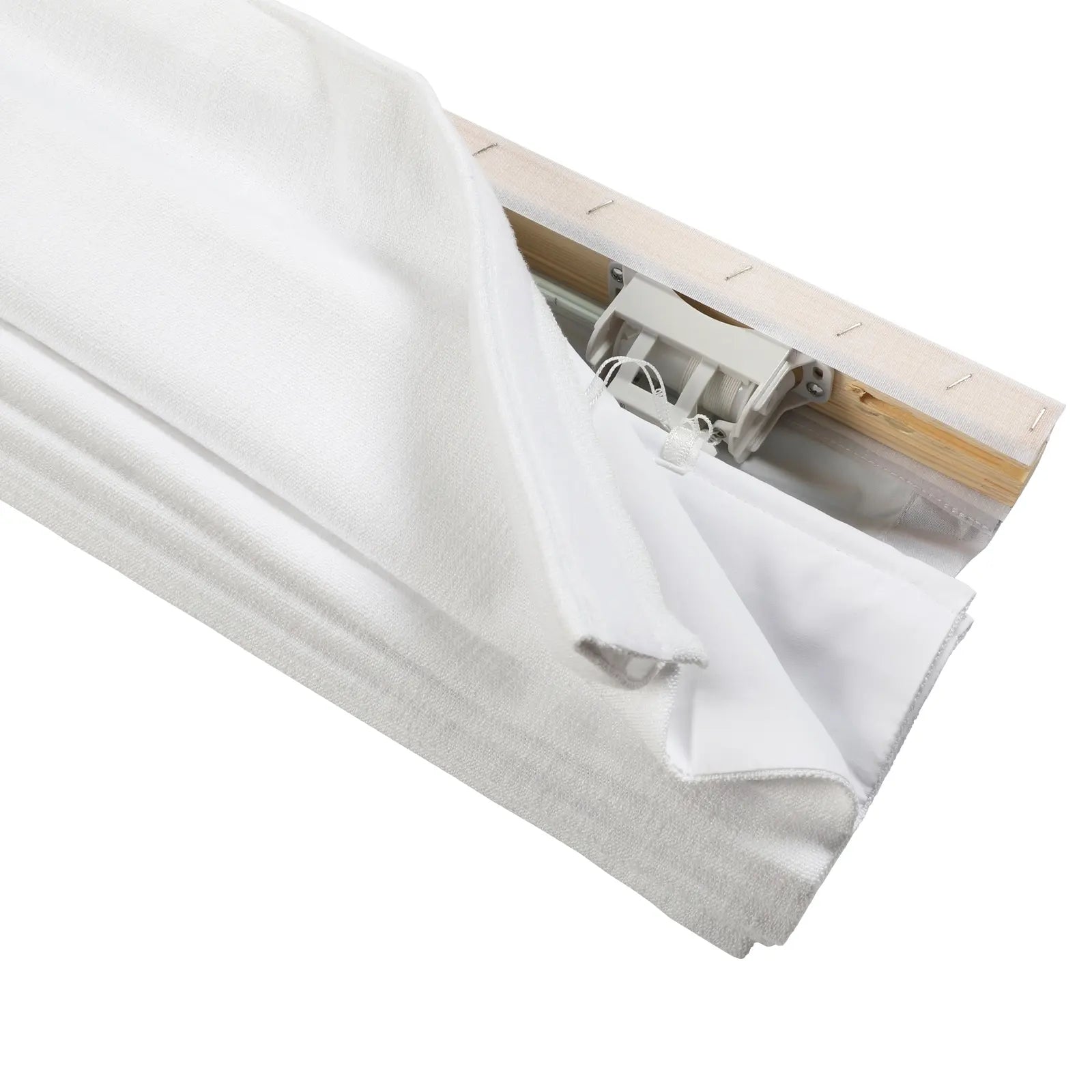 Custom Cordless Roman Shades for Windows - Blackout Back Slat Design for Privacy & Light Control - Perfect for Living Room, Bedroom, and Home Office