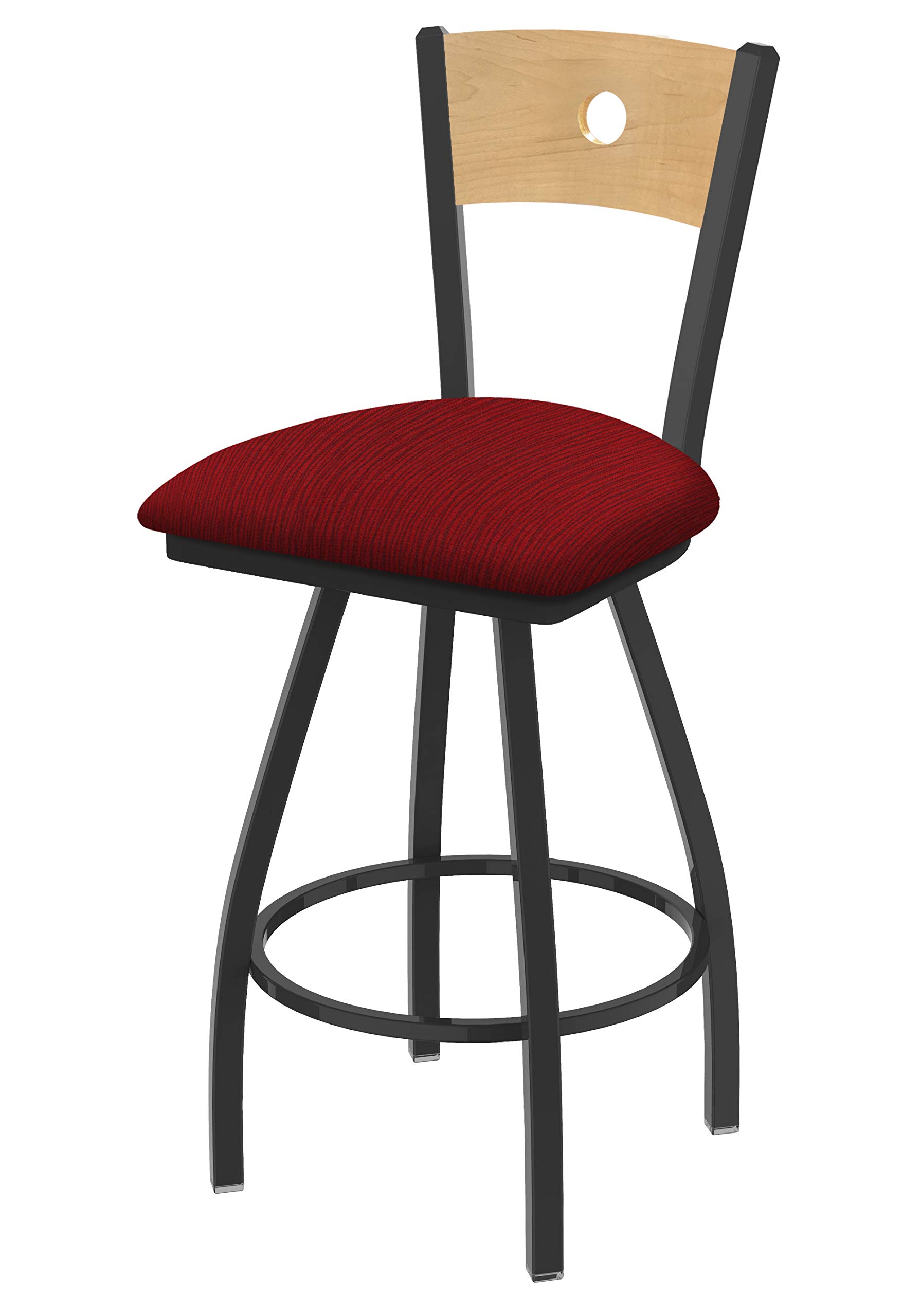 Holland Bar Stool Co. XL 830 Voltaire Swivel Bar Stool - Graph Ruby Red, 30