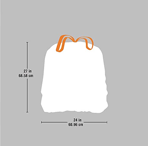 Husky Tall Kitchen Trash Bags 13 Gallon - 120 Count Expandable Drawstring Garbage Bags (1 Pack) for Home, Office & Outdoor Use