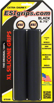 ESI XL Extra Chunky Grips for Golf Clubs - Premium Black Rubber Putter Grips - Improve Grip & Control for Better Golf Performance (Ideal for Seniors & Players with Arthritis)
