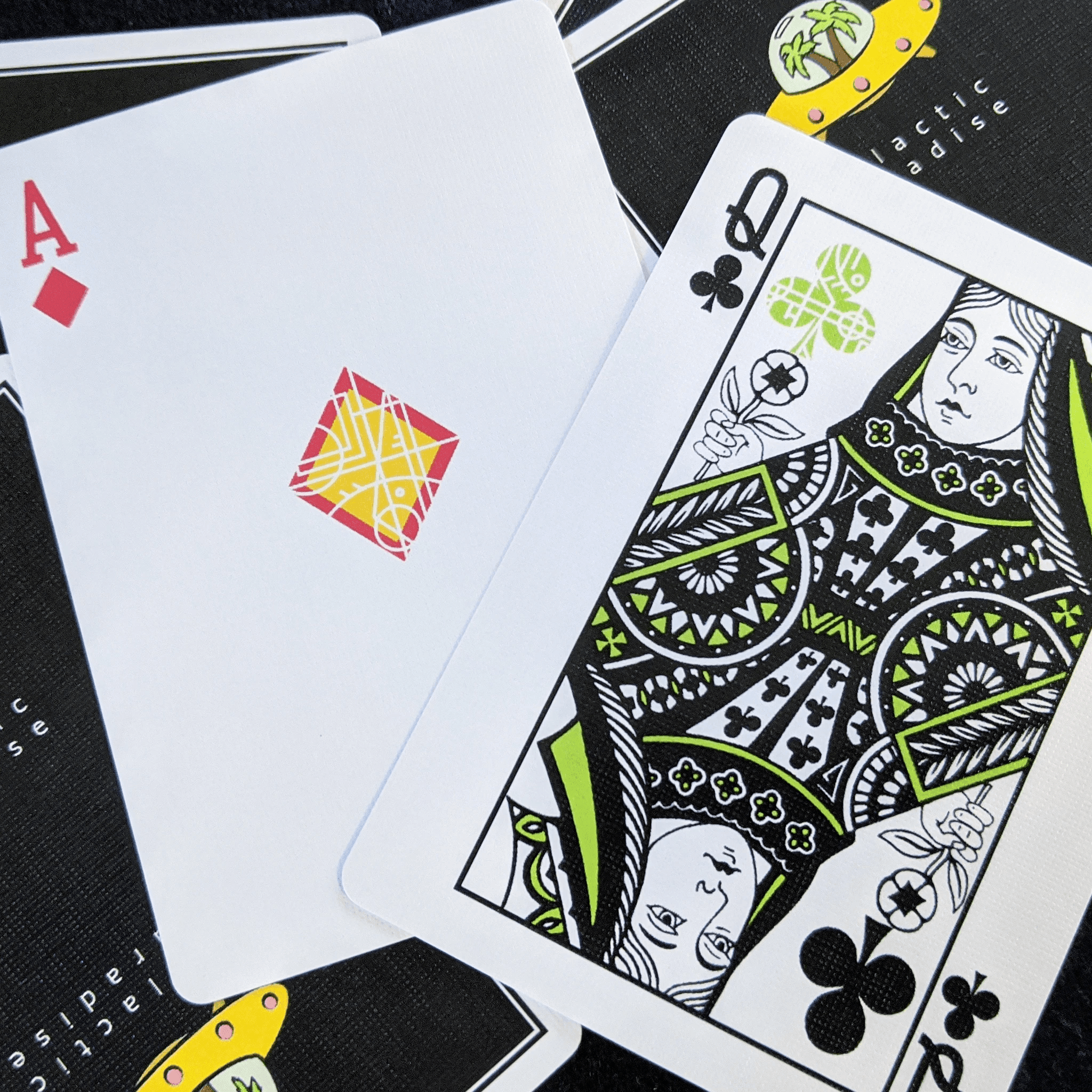 Galactic Paradise Playing Cards - Premium 54-Card Deck for Poker, Magic Tricks & Card Games | Perfect for Parties, Travel & Family Game Nights