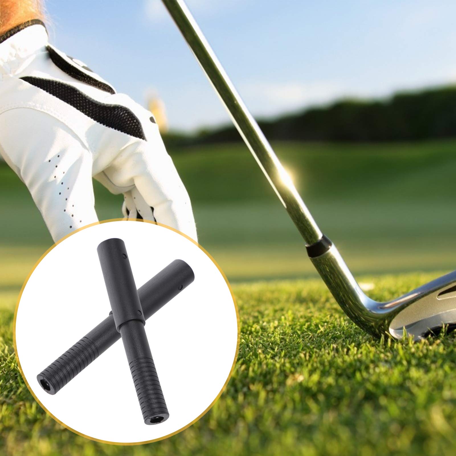 BESPORTBLE Golf Shaft Extensions for Graphite Iron Shafts - 2 Pack Set - Perfect for Club Repair & Custom Fitting at Home or Pro Shop