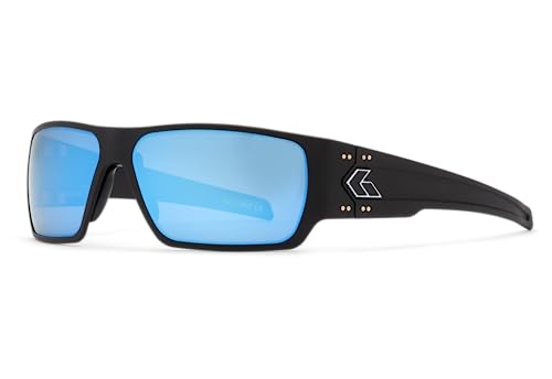 Black Cerakote W/Silver Logo - Blue Mirror Optimized Polarized (Opz)