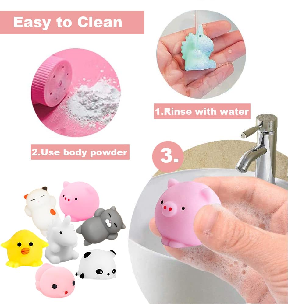 28 Pack UMEELR Squishy Mochi Toys with Collectible Cards - Cute Stress Relief Squeeze Toys for Kids, Easter Basket Stuffers & Party Favors - Perfect for Sensory Play, Classroom Rewards & Easter Egg Hunt Prizes
