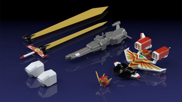 Bandai Shokugan SMP The Brave Fighter of Sun Fighbird 2 Model Kit Set - Anime Action Figure Collectible for Display & Gifts