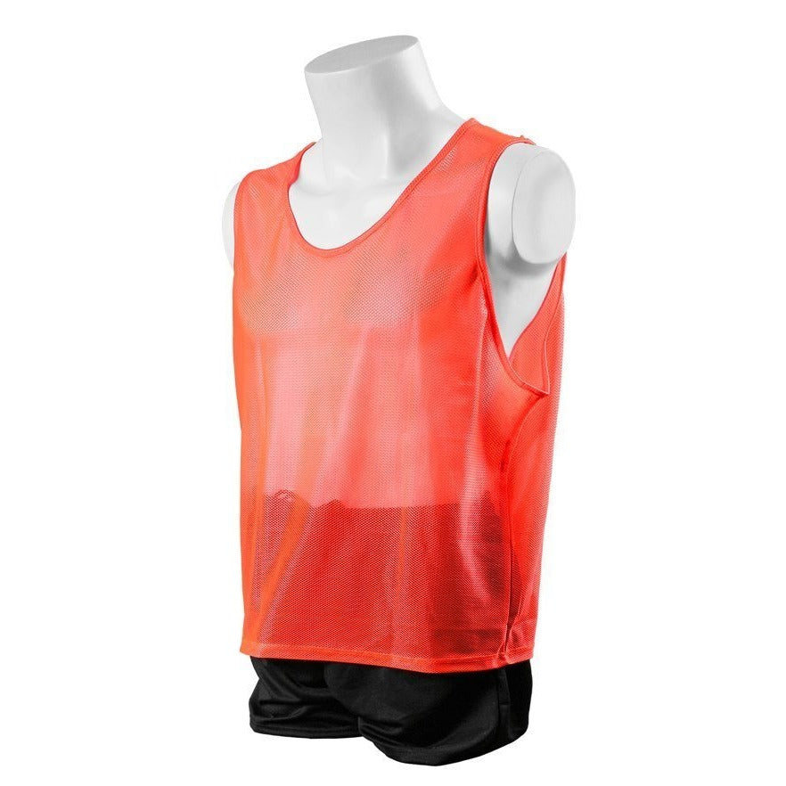 Kwikgoal Deluxe Scrimmage Vest - High Visibility Orange Training Bib for Soccer, Football & Sports - Perfect for Team Practice, Coaching & Outdoor Activities