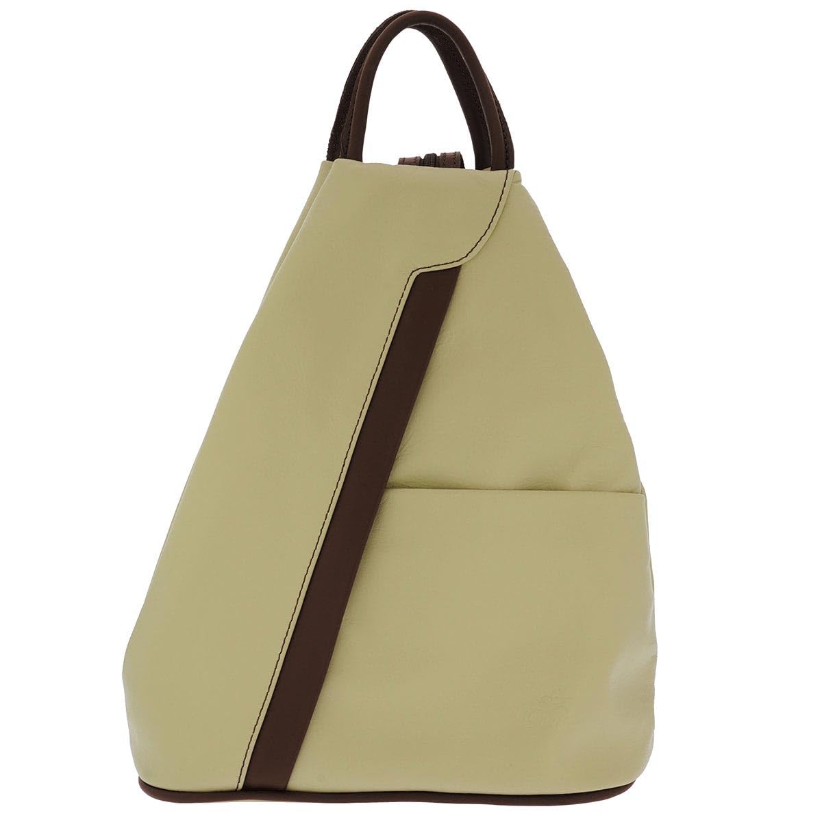 Genuine Italian Leather Women's Backpack - Stylish Top Handle Shoulder Bag & Purse for Work, Travel & Everyday Use