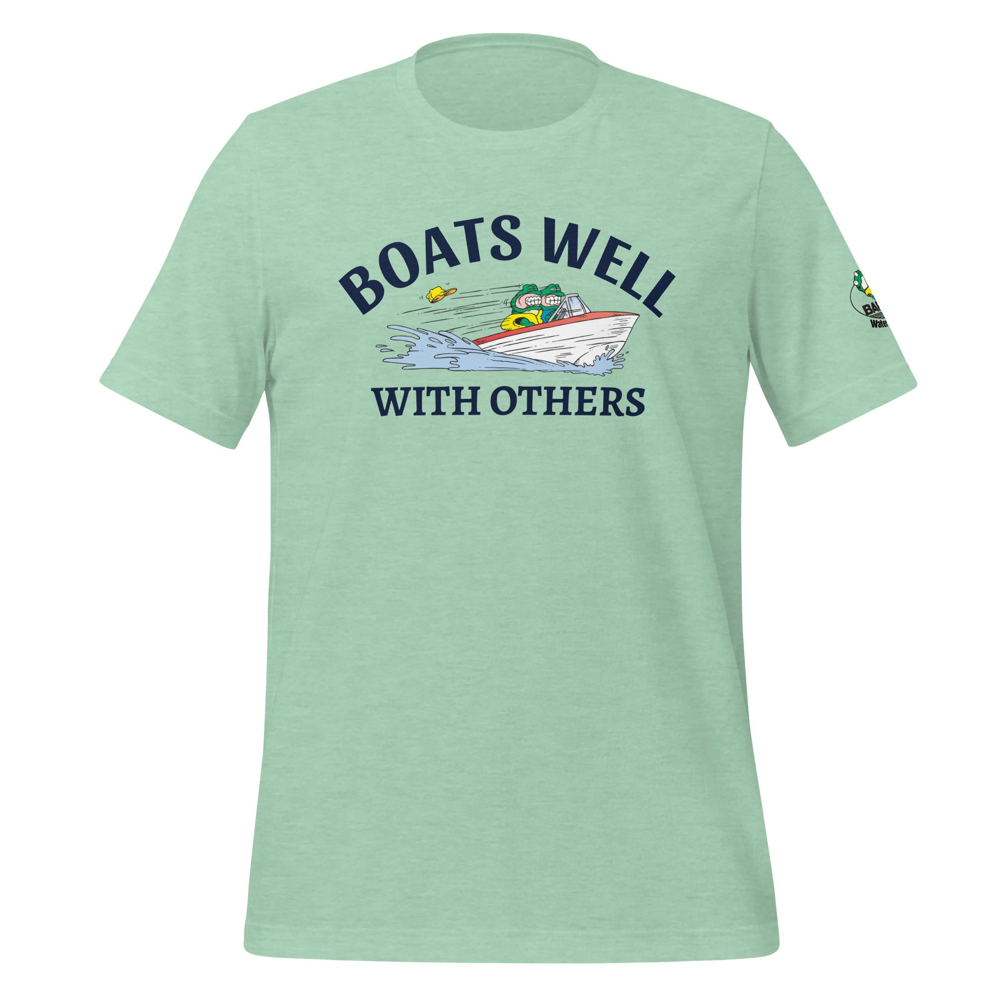 Boats Well with Others Unisex T-Shirt | Bart's Water Sports | Perfect for Boating, Sailing & Water Sports Enthusiasts