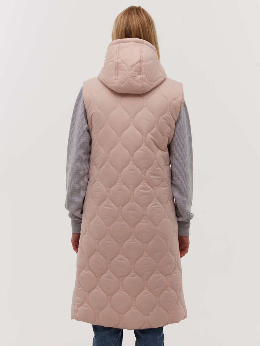 Recca Honeycomb Quilted Maxi Vest for Women - Lightweight Winter Puffer Vest with Pockets - Perfect for Outdoor Activities, Hiking & Casual Wear