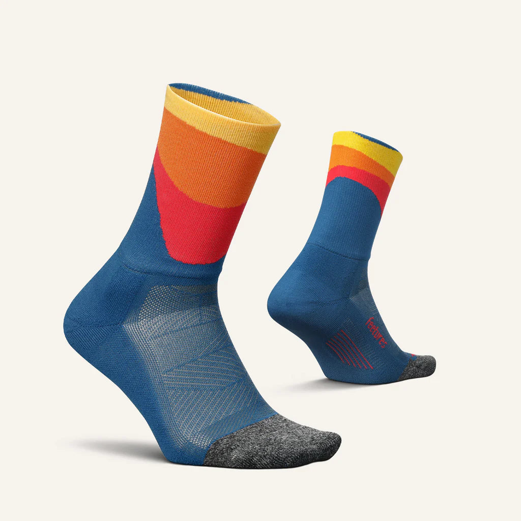 Feetures Elite Light Cushion Mini Crew Socks - Ultra Soft Running & Hiking Socks for Men & Women - Perfect for Workouts, Travel & Outdoor Adventures