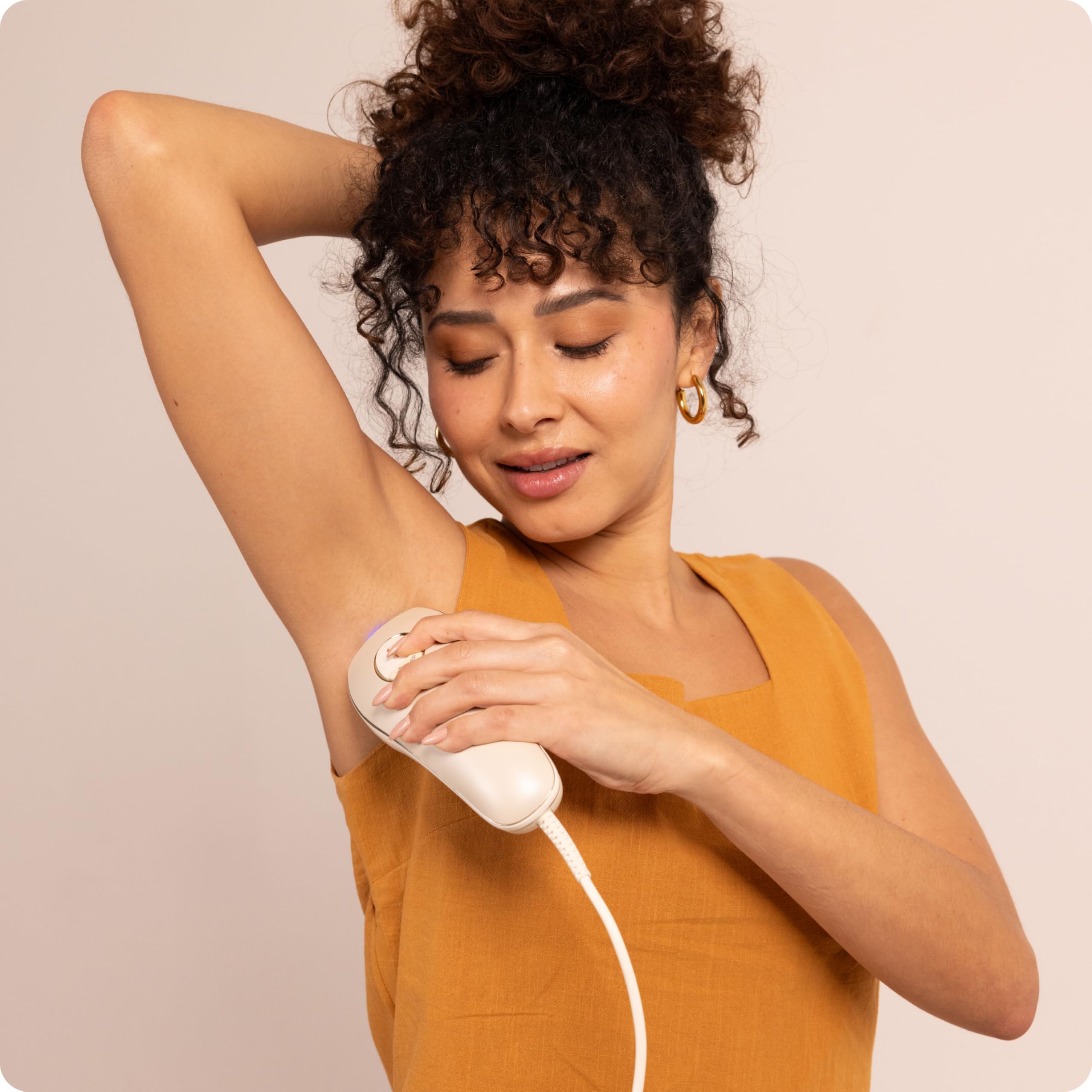 SmoothSkin Pure Adapt Champagne IPL Laser Hair Removal Device for Women & Men - Permanent Hair Reduction for Body & Face - Painless Home Use - Alternative to Salon Laser & Bikini Shaver - Perfect for Smooth Legs, Underarms, Bikini Line & Facial Hair Removal