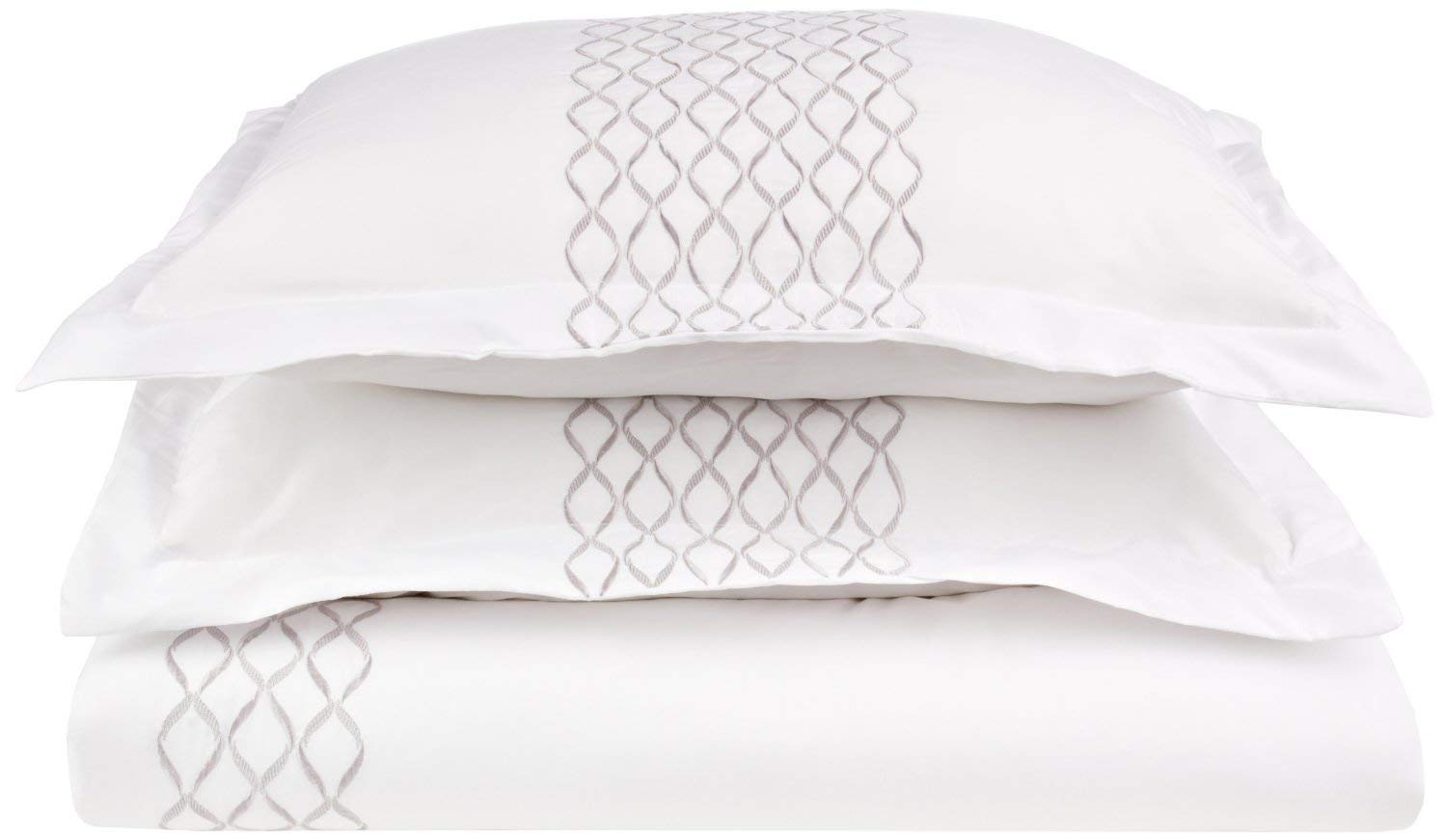 Simply Linens Hannah Embroidered Duvet Cover Set - Soft Wrinkle-Free Microfiber Bedding for Full/Queen Size | Luxury Bedroom Decor & Comfortable Sleep Solution