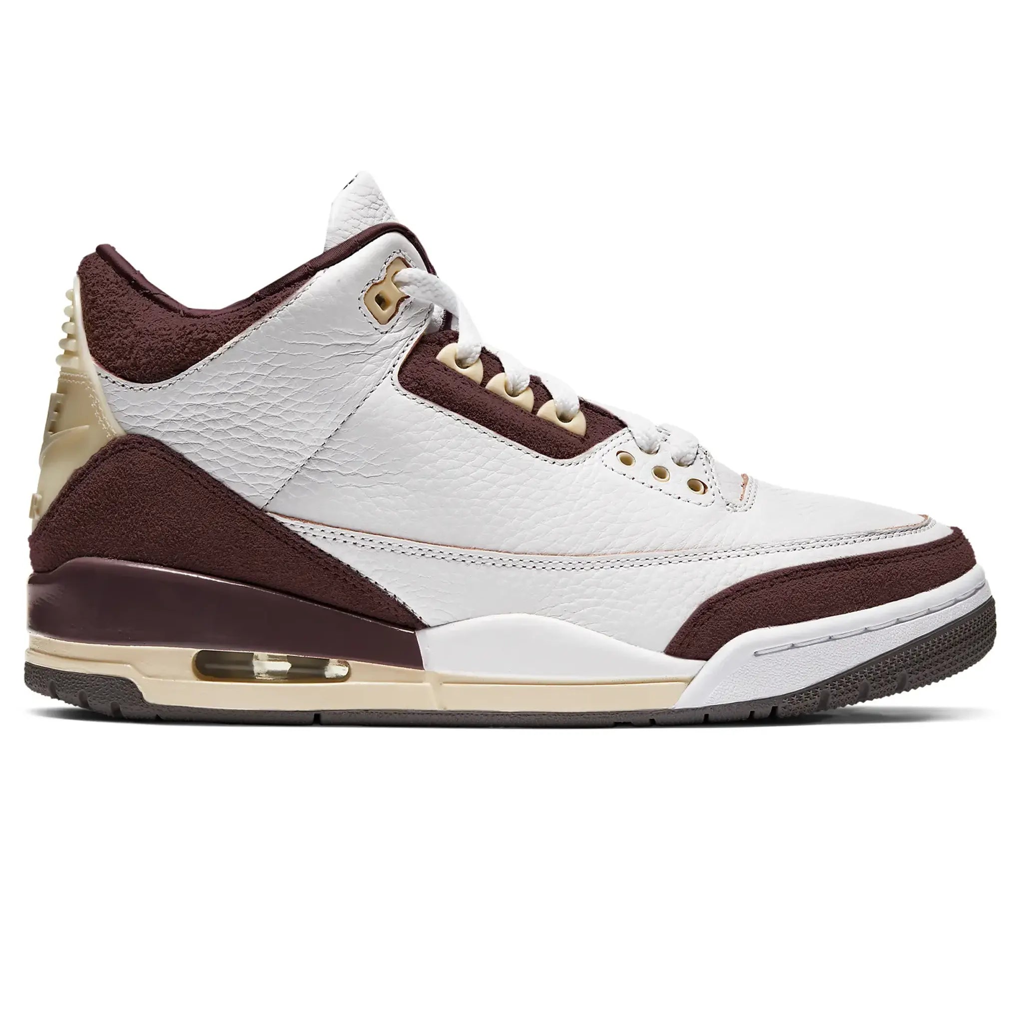 A Ma Maniére x Air Jordan 3 Retro Burgundy Crush Women's Sneakers - Stylish & Comfortable for Casual Wear, Street Fashion & Sneaker Collecting