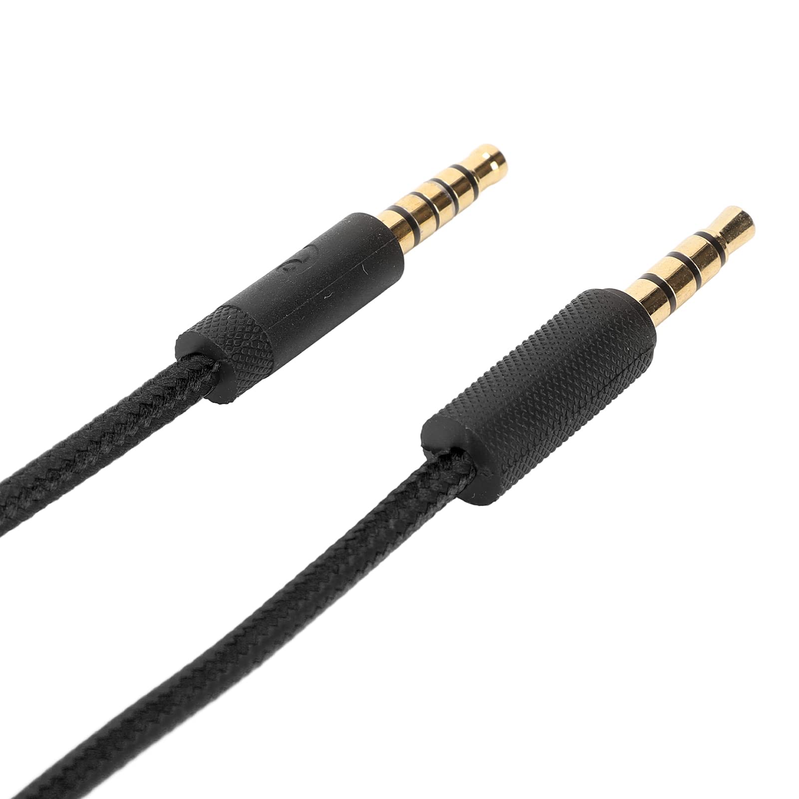 Cryfokt Gaming Headset Replacement Cable with Volume Control & Mute Switch - 6.6ft Braided Nylon Cord Compatible with Logitech G Pro, G Pro X, G433, G233 Headsets - Durable Audio Cable for PC, PS4, Xbox Gaming & Streaming (Black)