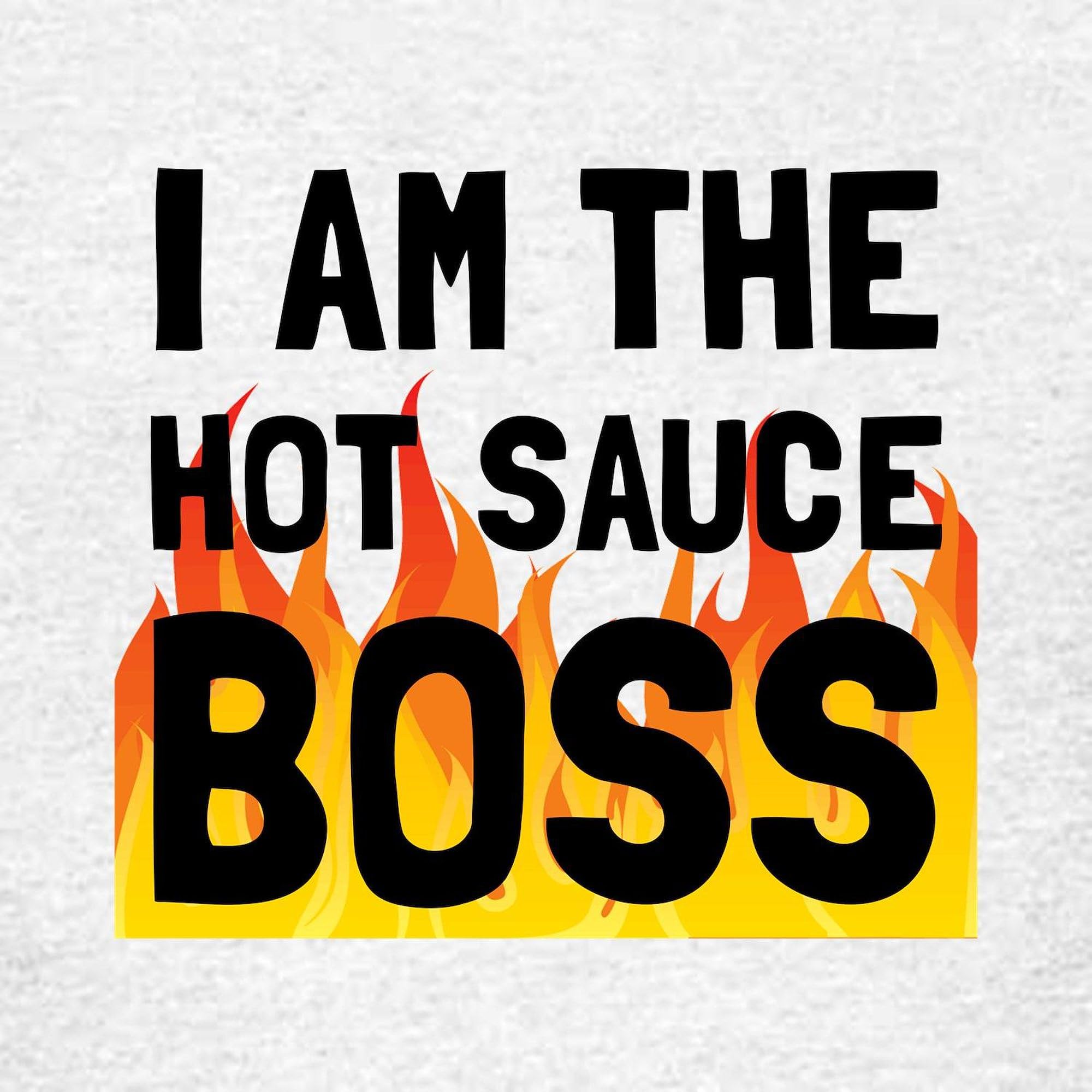 Hot Sauce Boss Kids Cotton T-Shirt - Funny Spicy Food Lover Graphic Tee for Boys & Girls - Perfect for Cooking Classes, Family BBQ Parties & Gift Giving