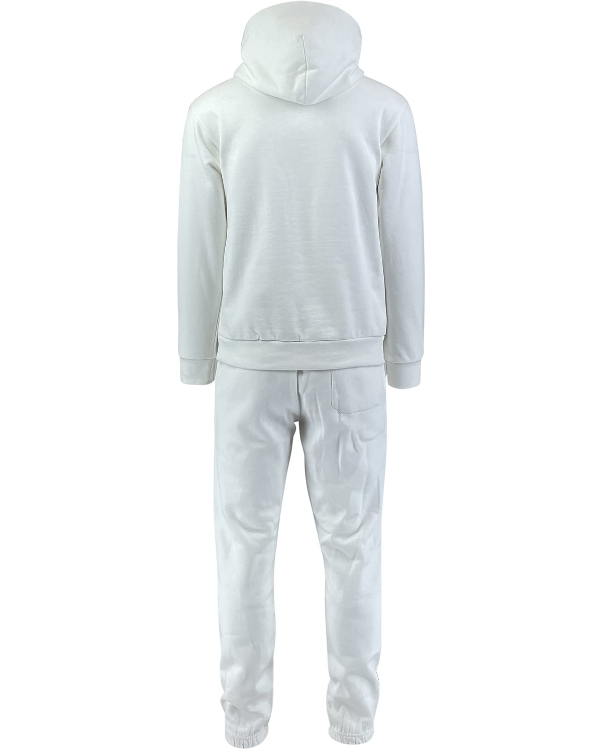 Men's Hoodie and Jogger Tracksuit Set - Comfortable Blank Sweatshirt & Pants for Casual Wear, Gym, and Lounge