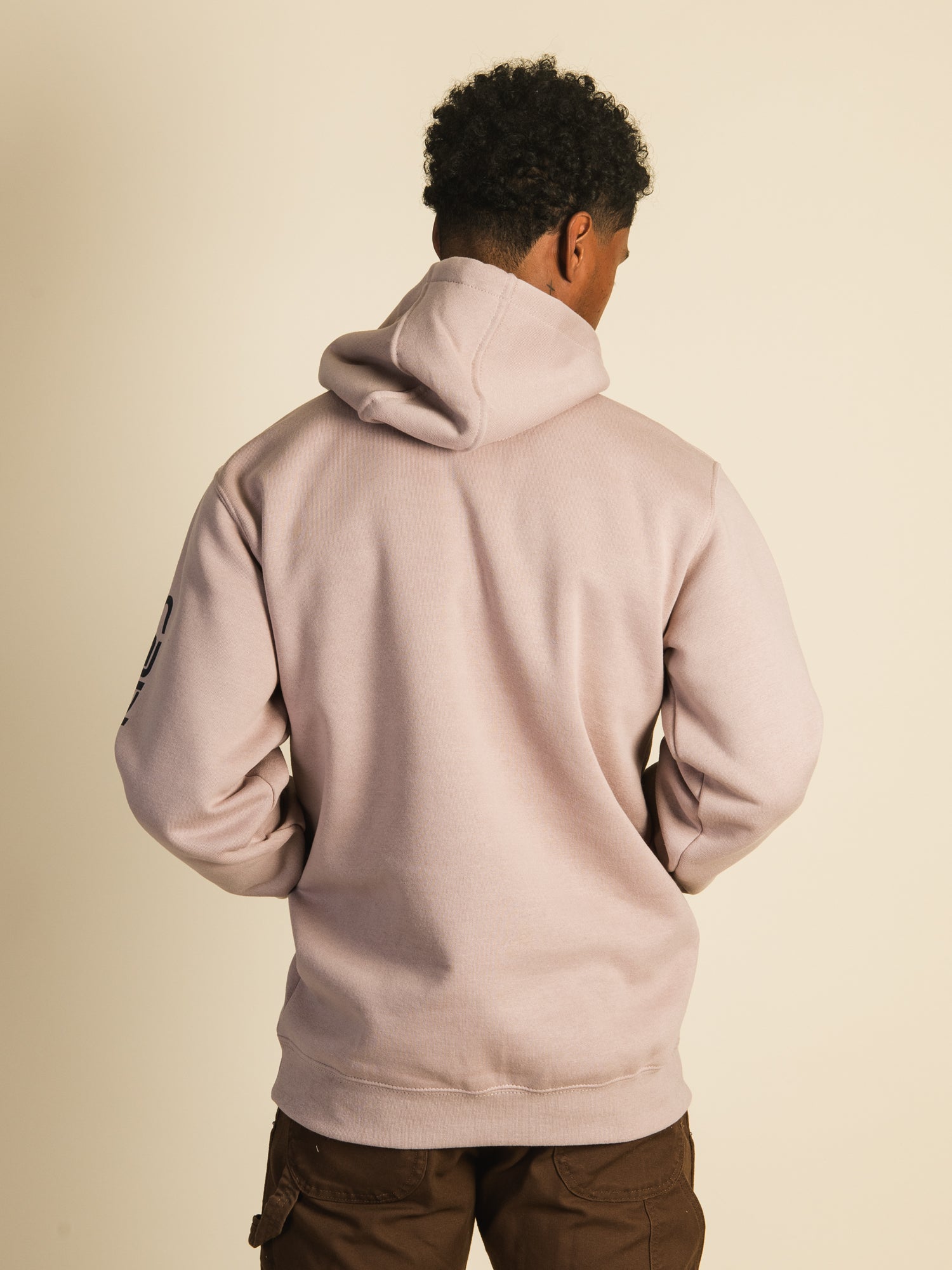 Carhartt Men's Sleeve Pullover Hoodie - Heavyweight Fleece Lined Sweatshirt for Work & Outdoor Activities | Clearance Sale