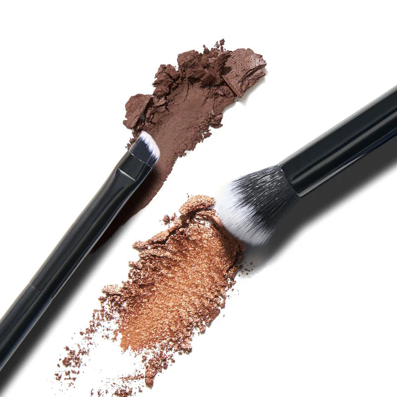 Laura Geller Shadow Skills 4-Piece Eye Brush Set - Professional Makeup Brushes for Eyeshadow, Blending & Contouring | Perfect for Everyday Makeup & Special Occasions