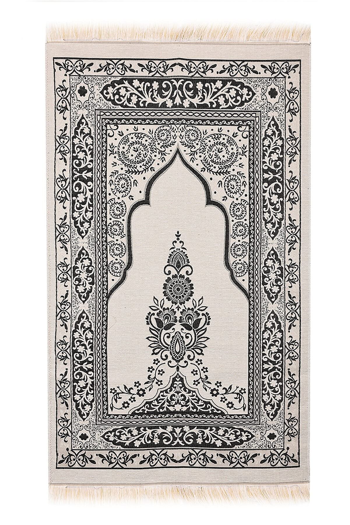 Premium Islamic Prayer Set - Muslim Prayer Rug, Yaseen Surah Pocket Book & Tasbih Beads - Perfect Ramadan, Eid & Mawlid Gift for Men, Women & Kids (Black, 15 Sets) - Ideal for Home Worship, Travel & Daily Prayers