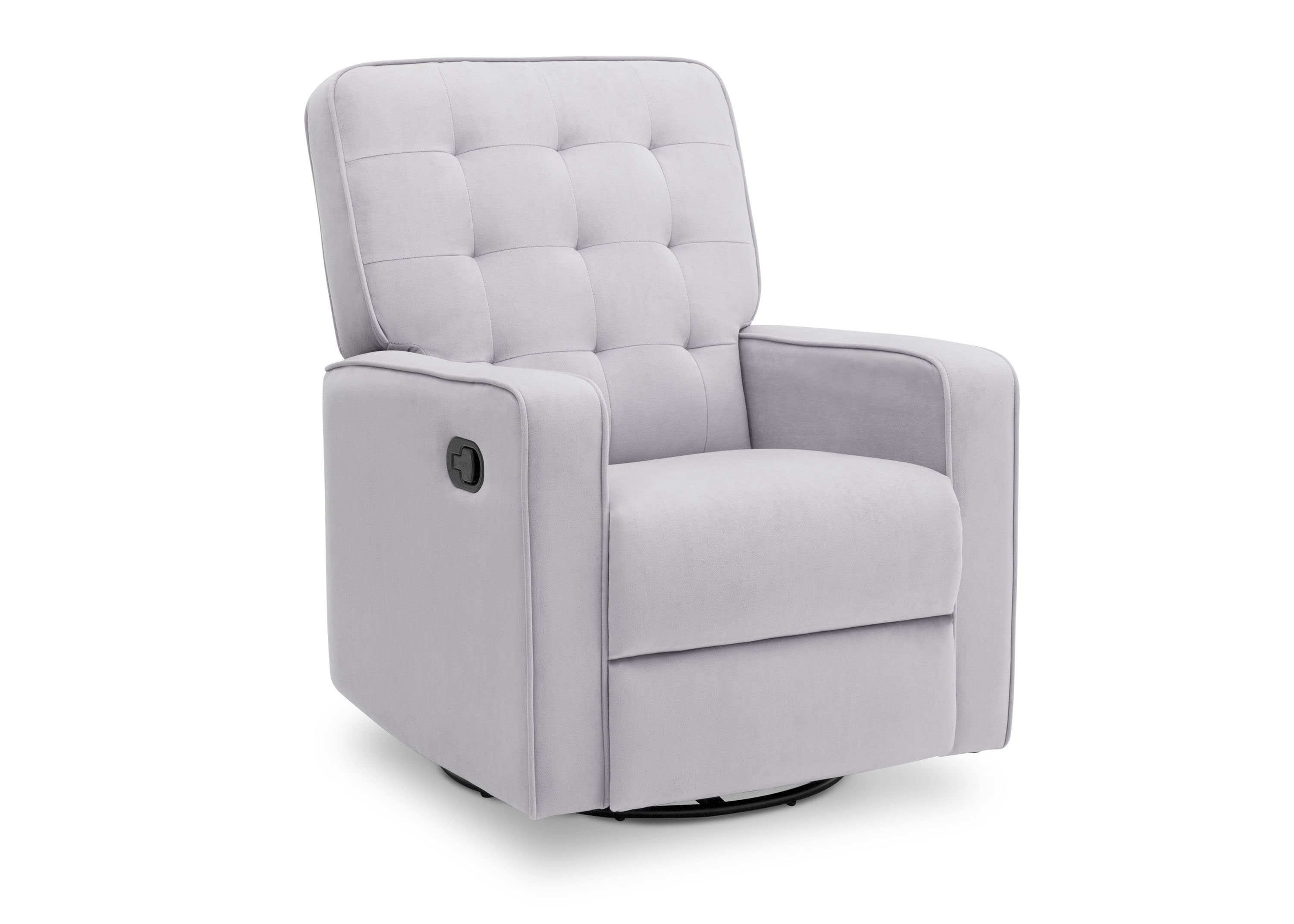 Premium Graham Nursery Glider Swivel Recliner Chair with LiveSmart Fabric by Culp - Perfect for Baby Nurseries, Breastfeeding & Relaxing in Nursery Rooms